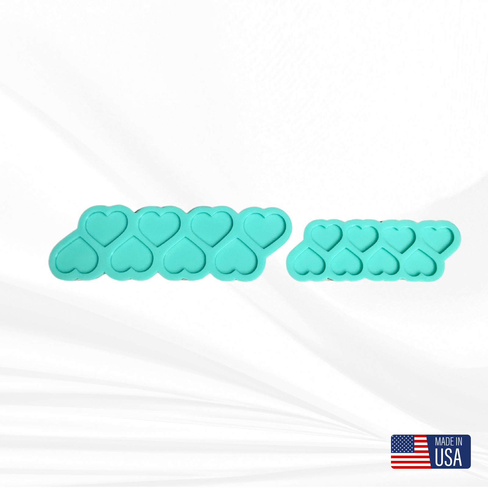 Heart Earring Molds, 2 Sizes