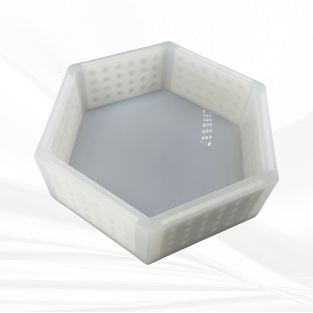 9"x 10.4"x3" Hexagon Silicone Mold