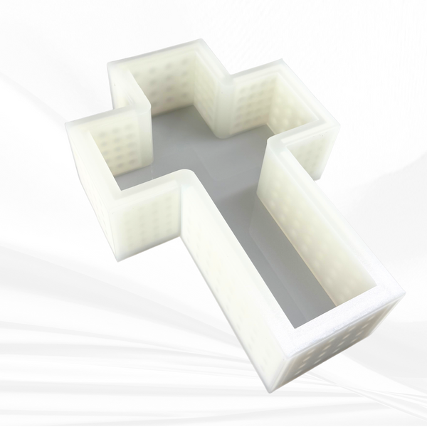 12”x8”x3” Deep Cross Resin Mold - Zapp3D Design LLC