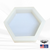 4" X 4.75" X 1" Hexagon Coaster Mold