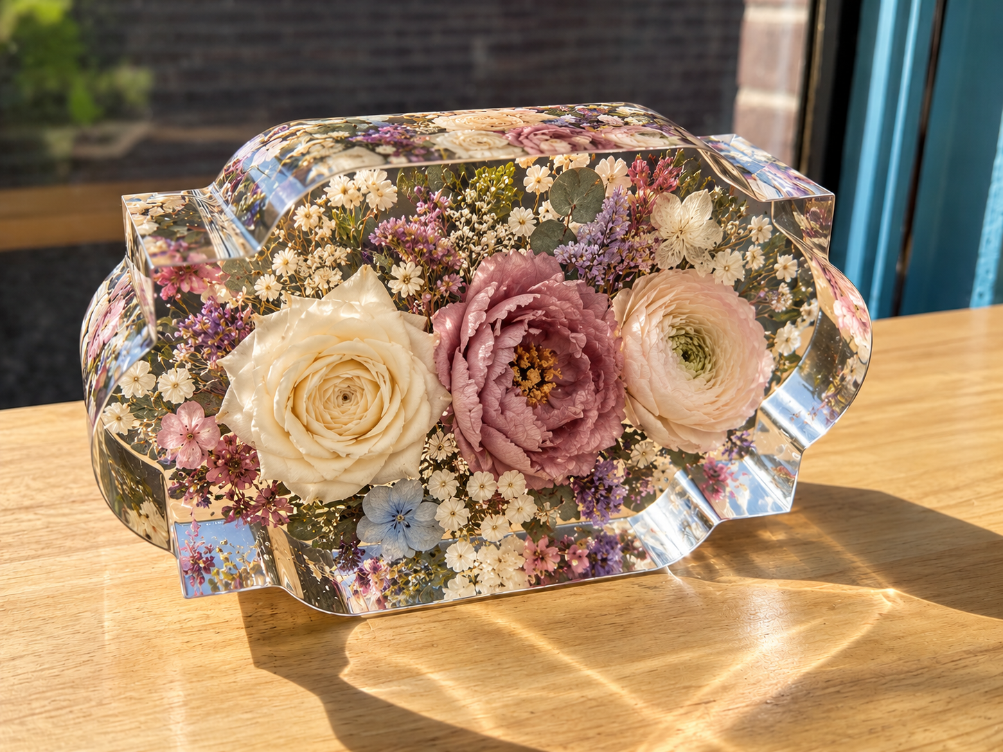 Delilah Silicone Mold | Heirloom Collection | Floral Preservation Mold, Block Mold