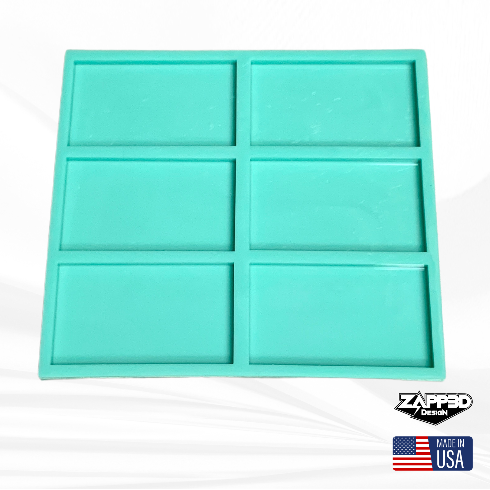Rectangle Mold Small | 3.5”x2”x.25” | Rectangle Magnet Mold, Small Sign Mold, Keychain Mold