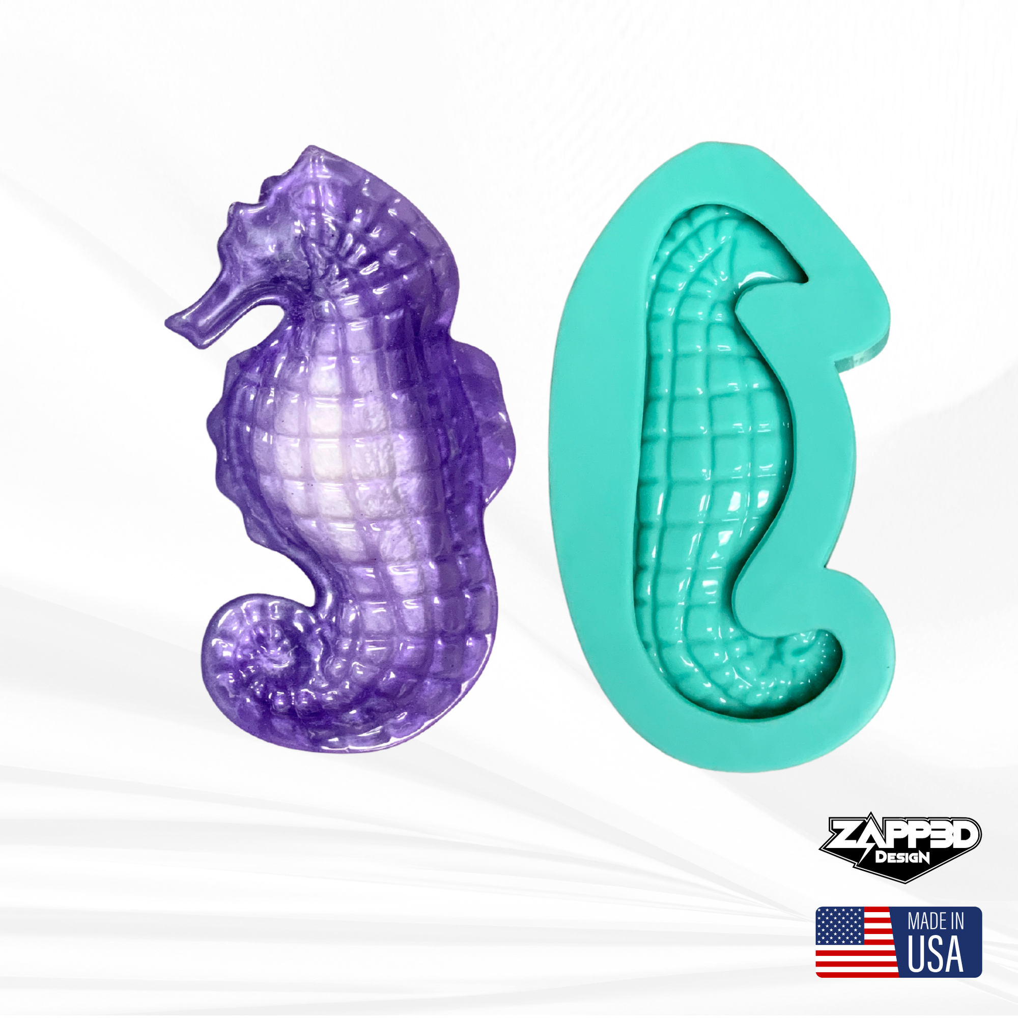 Seahorse Trinket Dish Silicone Mold