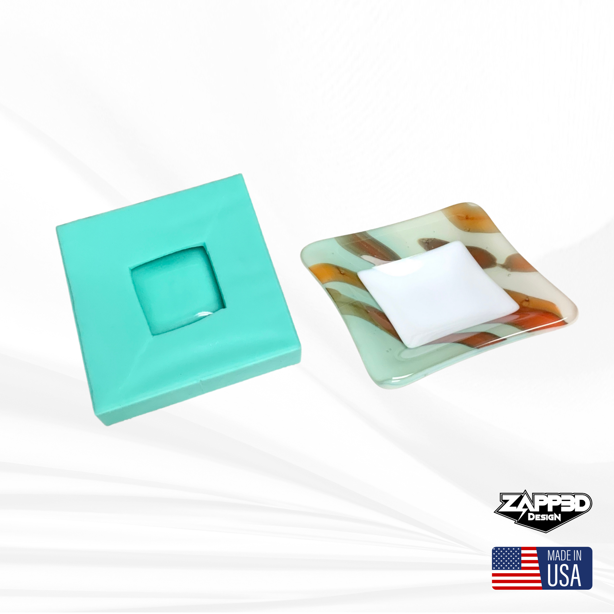 Square Dish Mold, Jewelry Dish Mold