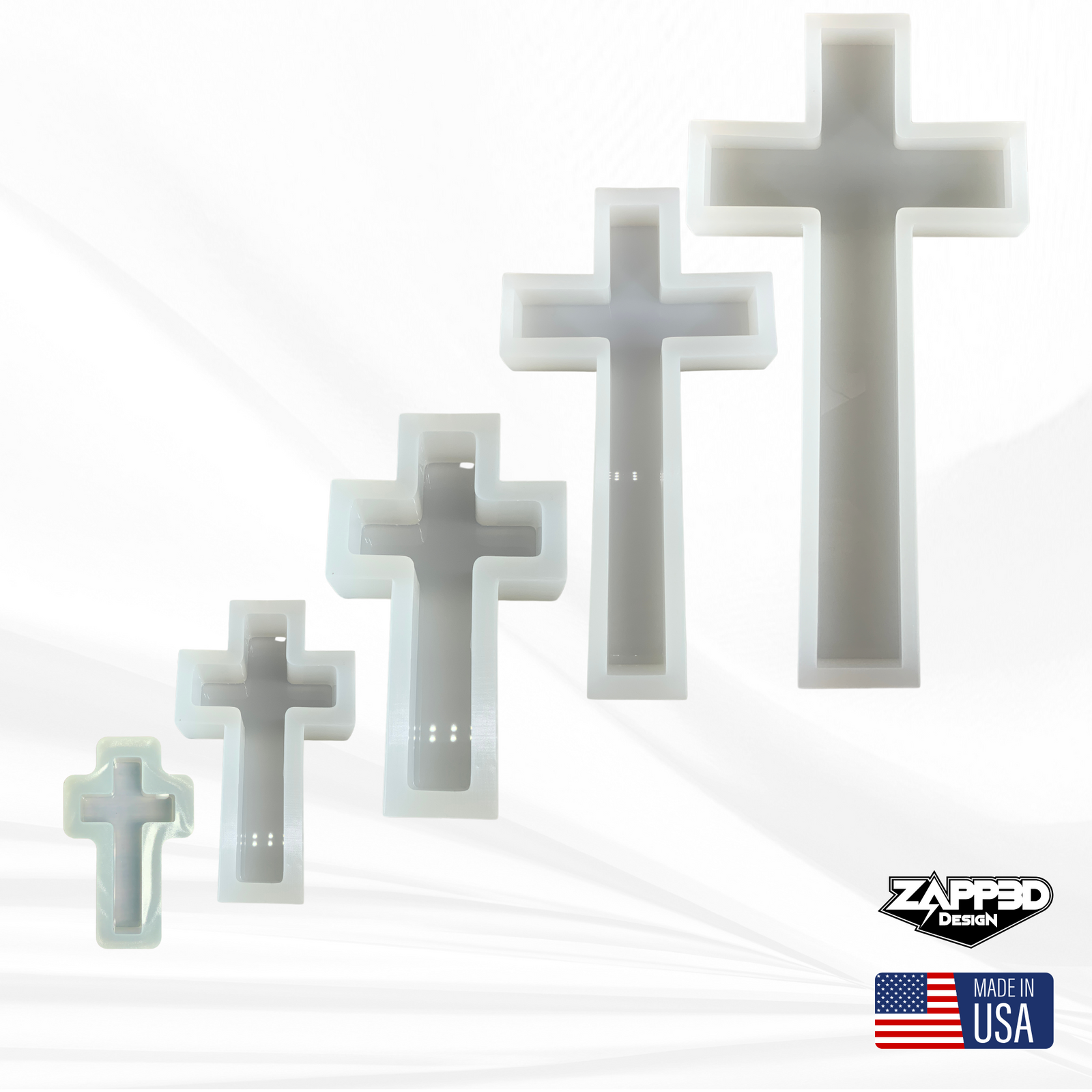 Cross Silicone Mold | 5 Sizes |