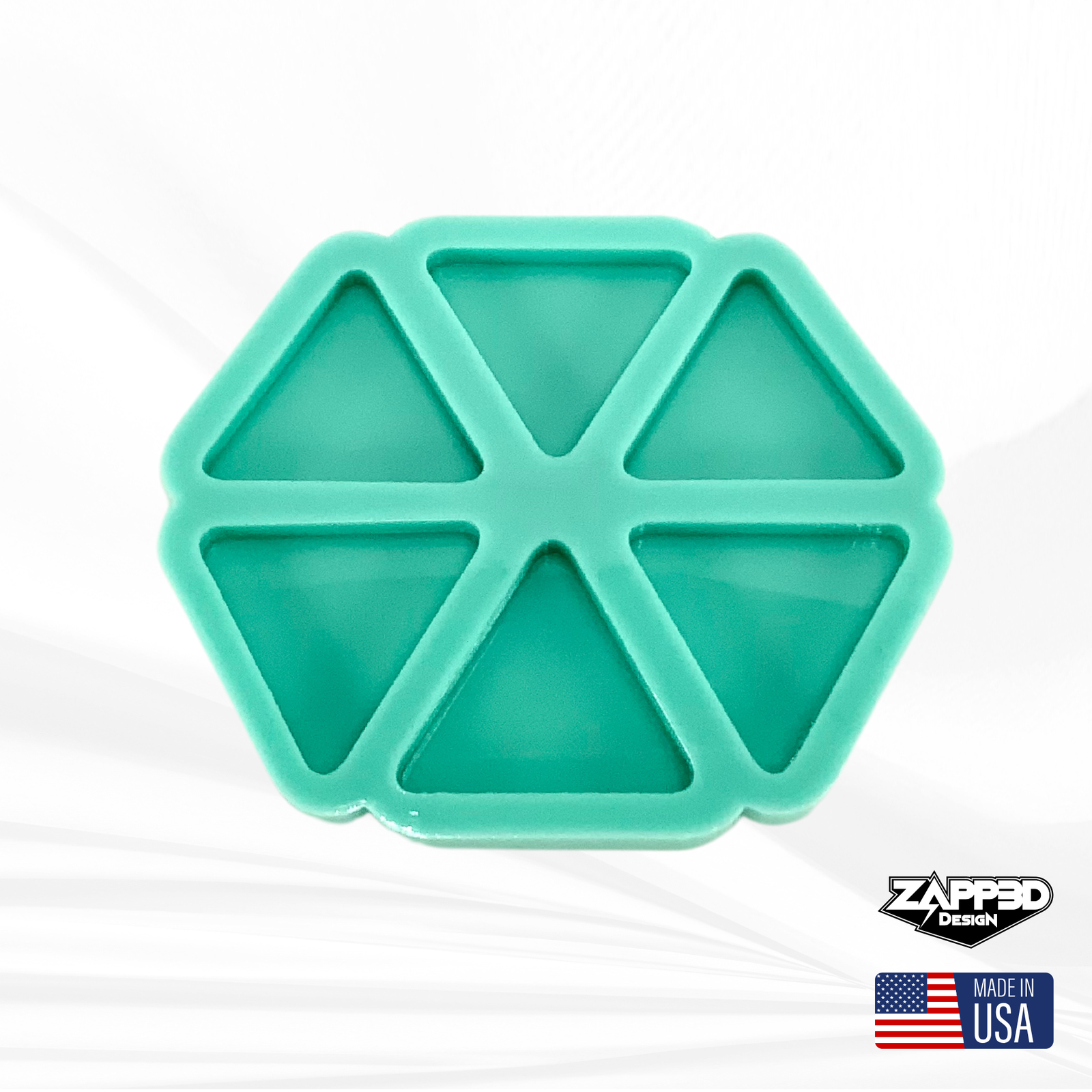 Triangle Mold | 1.75”x1.75”x.25” | Keychain Mold, Magnet Mold