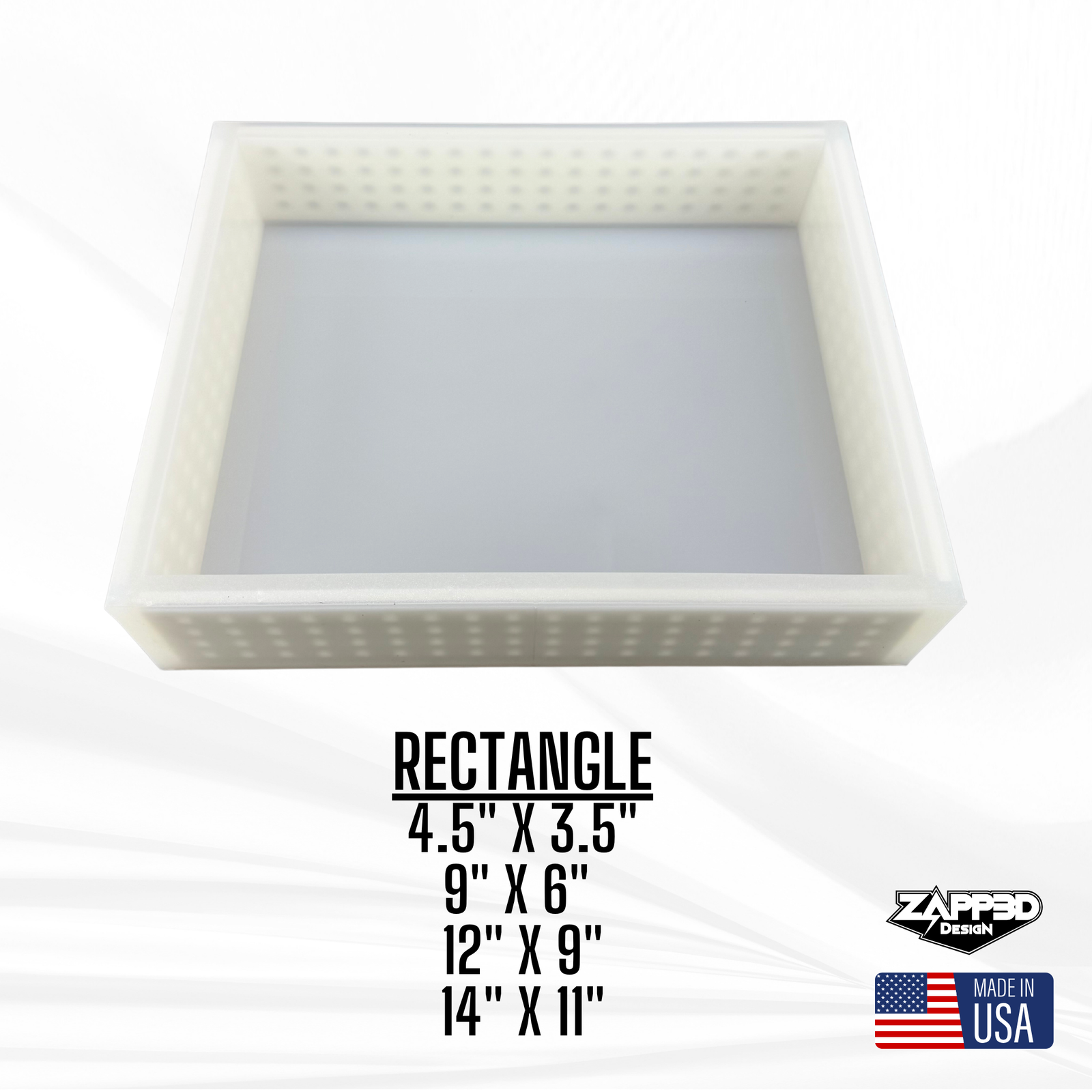 3" Deep Rectangle Molds | 4 Sizes |