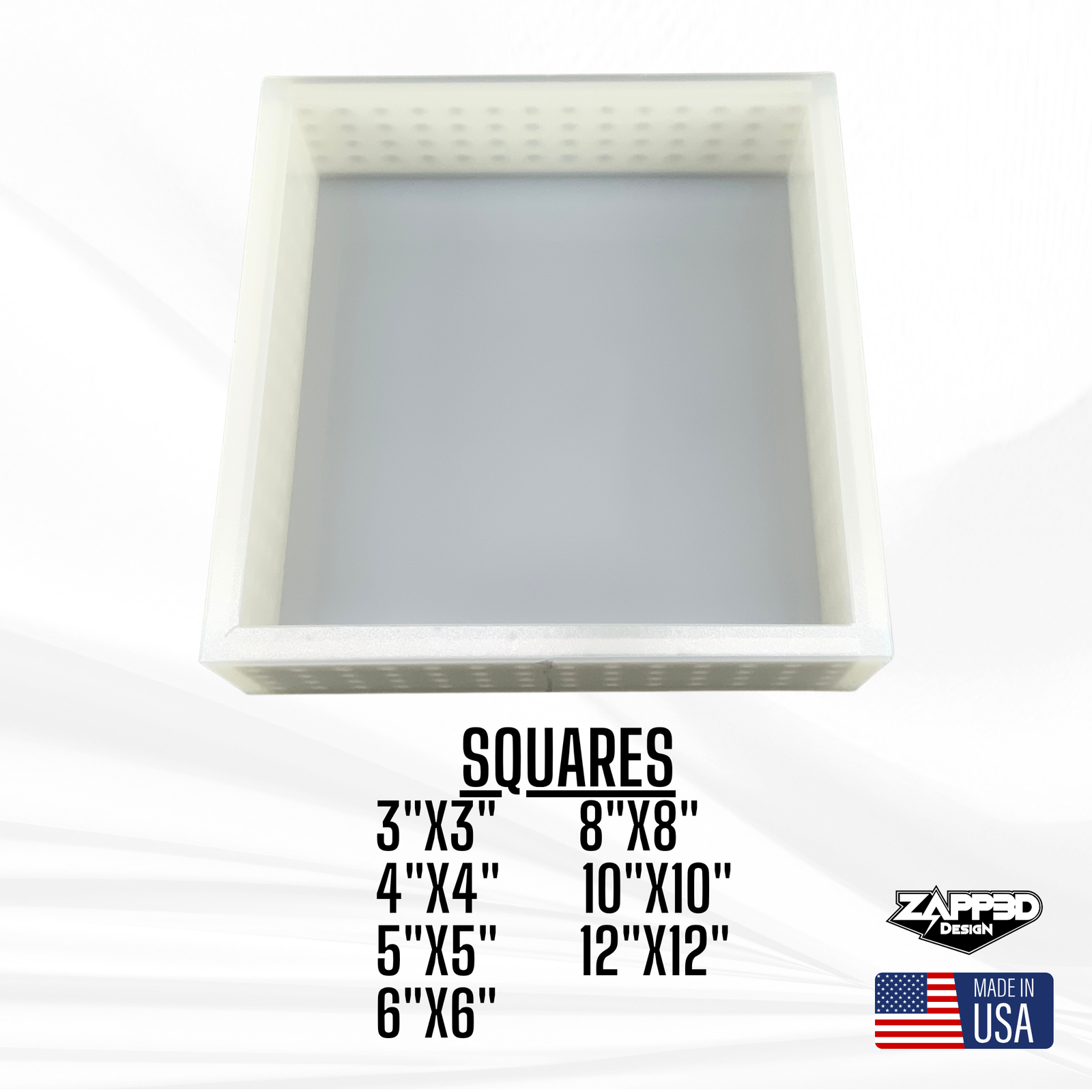 3" Deep Square  Molds | 7 Sizes |