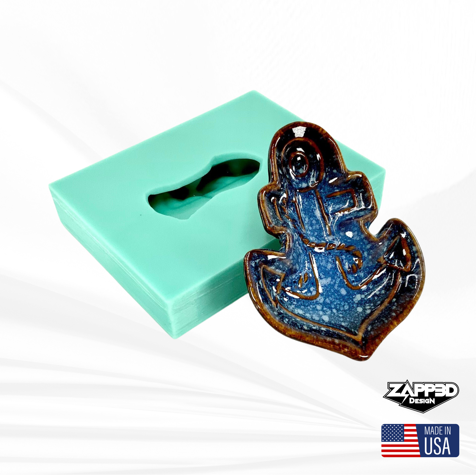 Anchor Dish Silicone Mold, Trinket Dish Mold