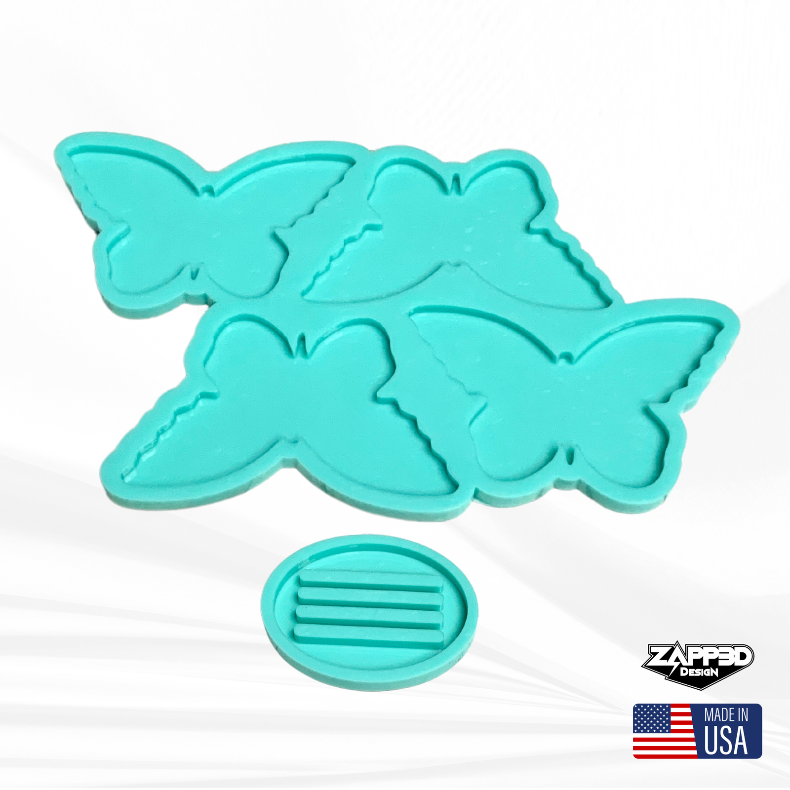Butterfly Coaster Mold | 4.75"x 2.75" | Coaster Mold Set