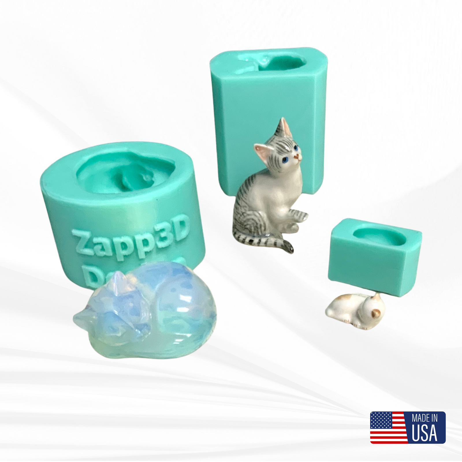 Cat Mold | 3 Styles | 3D Cat Mold