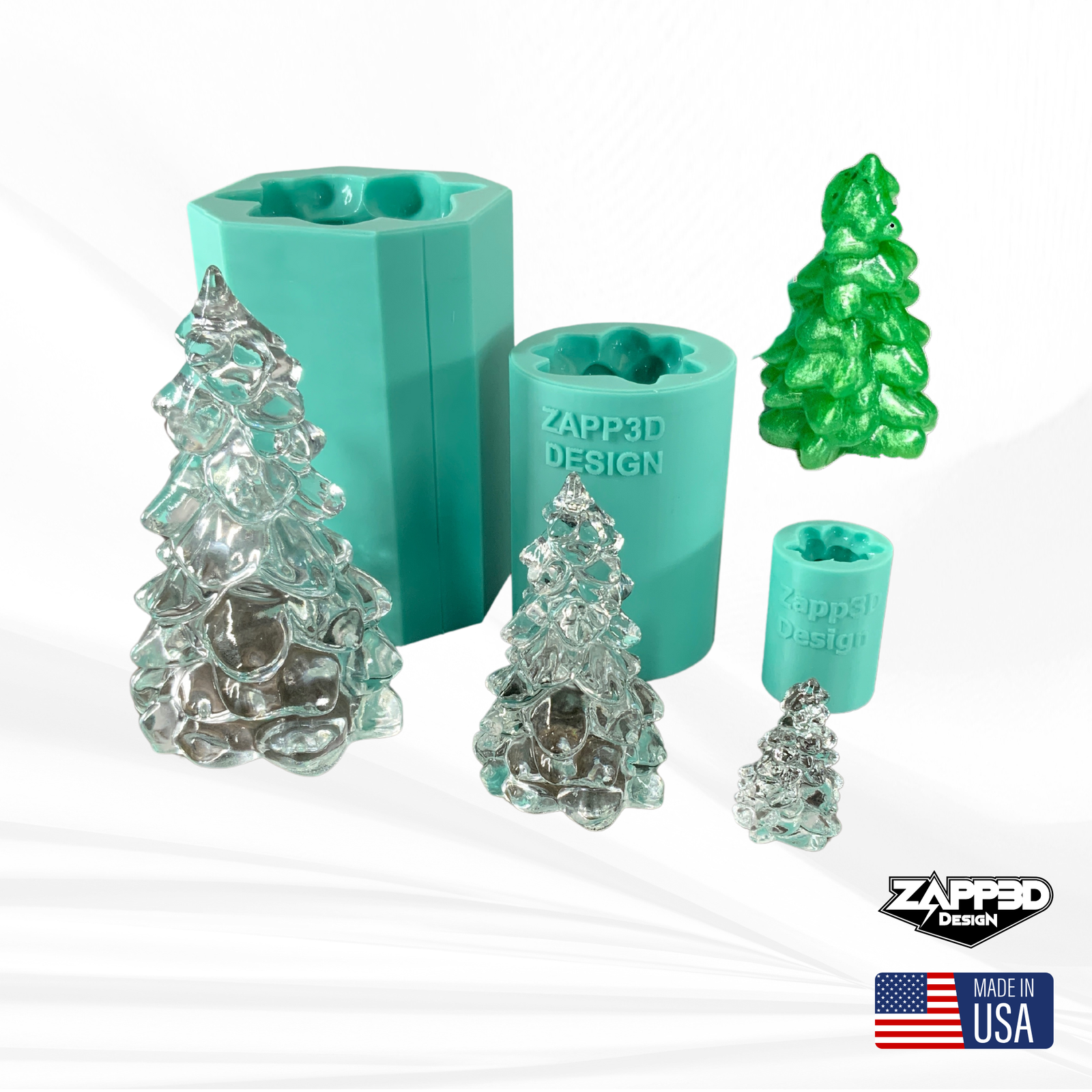 Christmas Tree Mold, 3D Christmas Tree Mold,