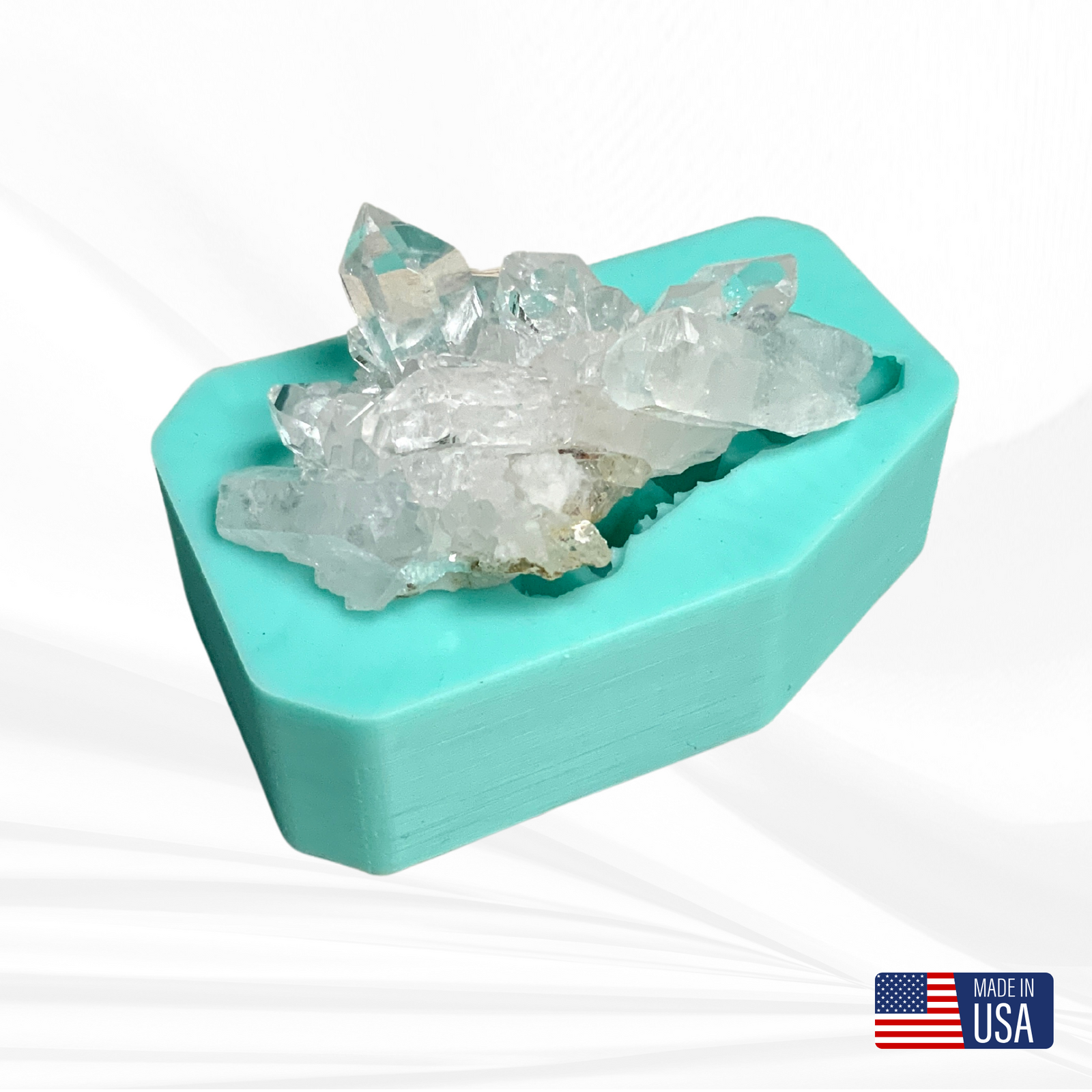 Crystal Cluster Mold, Crystal Cluster Silicone Mold, Crystal Mold