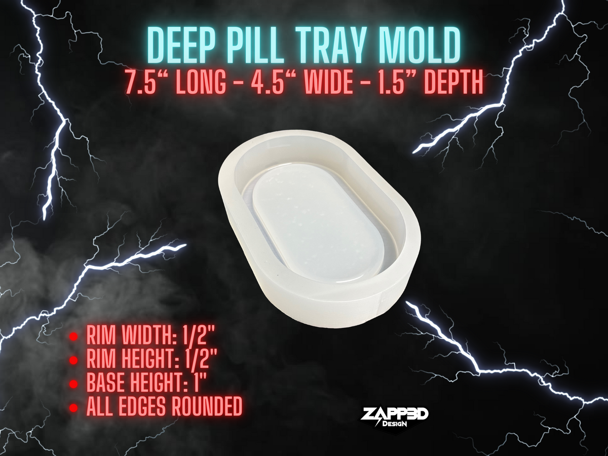 Deep Pill Tray Mold