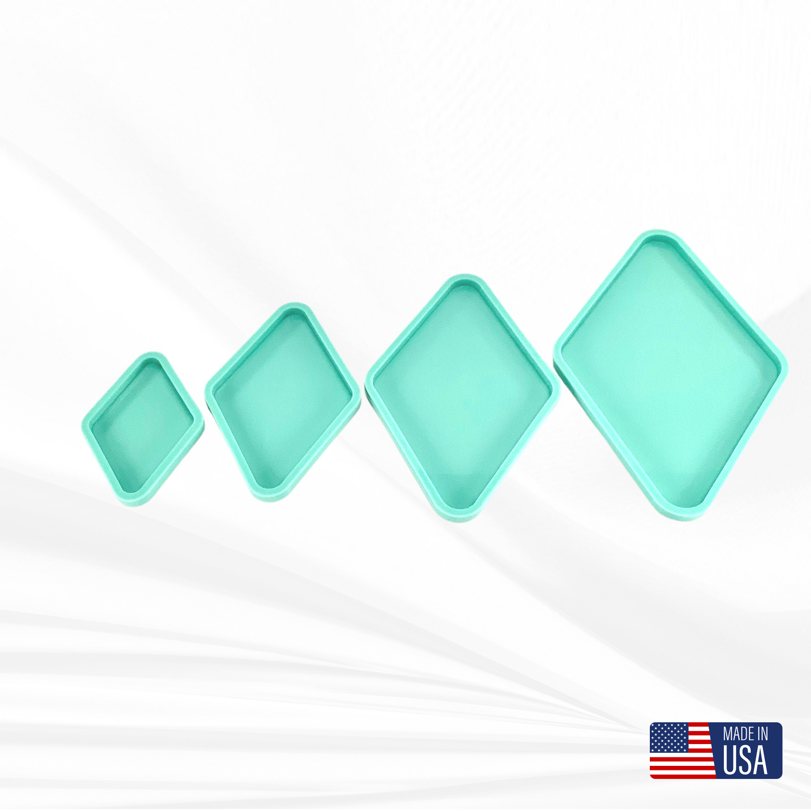 Diamond Flat Silicone Mold | 5", 7", 9", 11" |