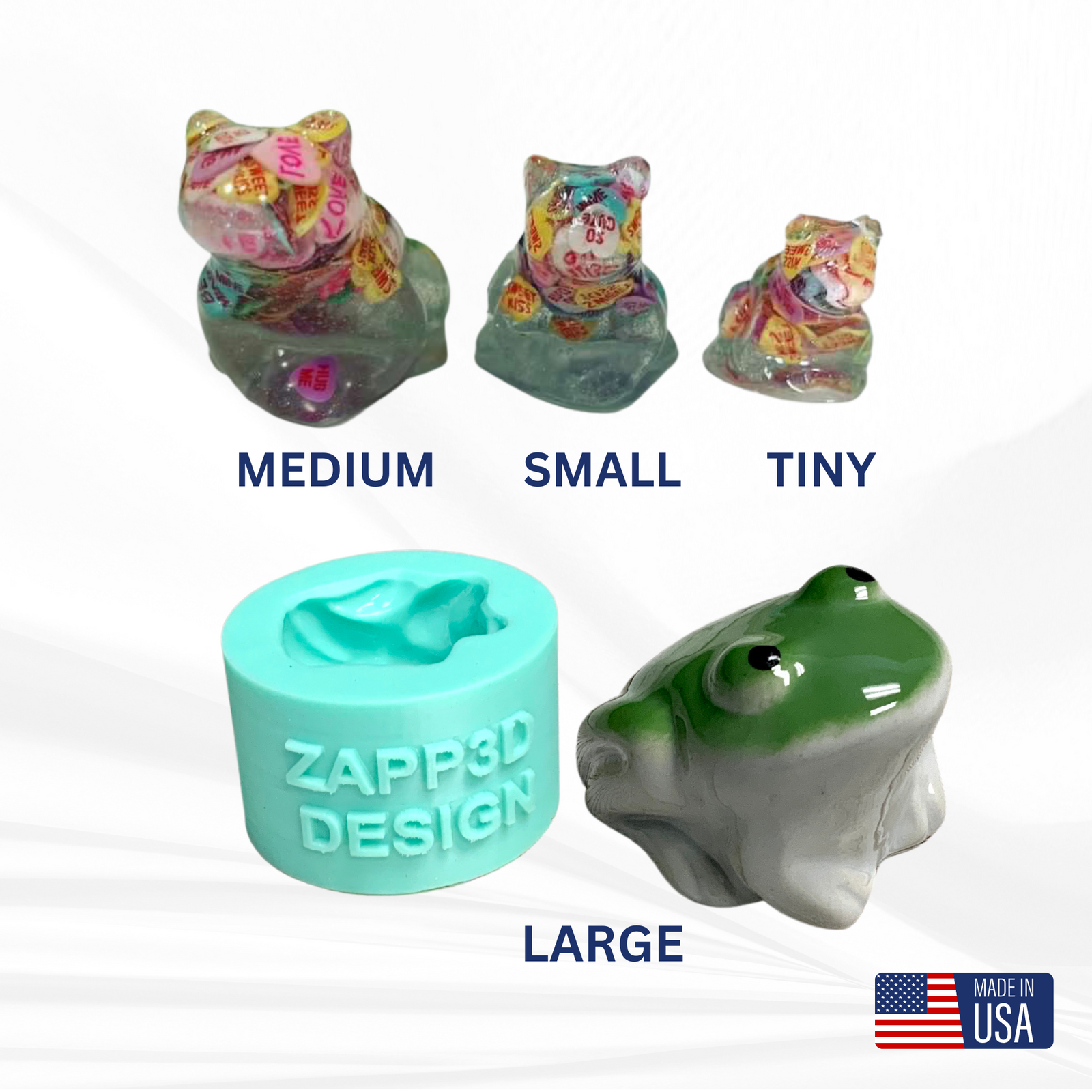 Frog Silicone Mold | 4 Sizes |