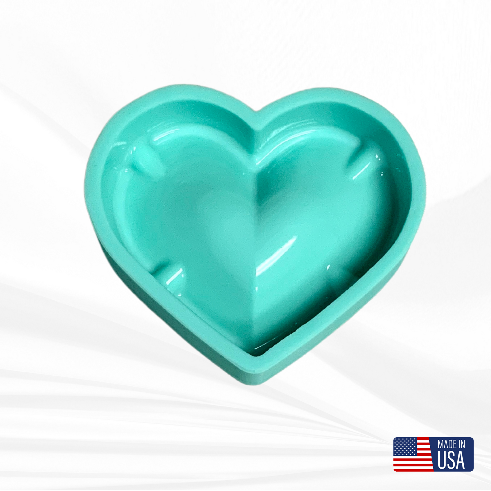 Heart Ashtray Mold, Ashtray Silicone Mold, Heart Molds