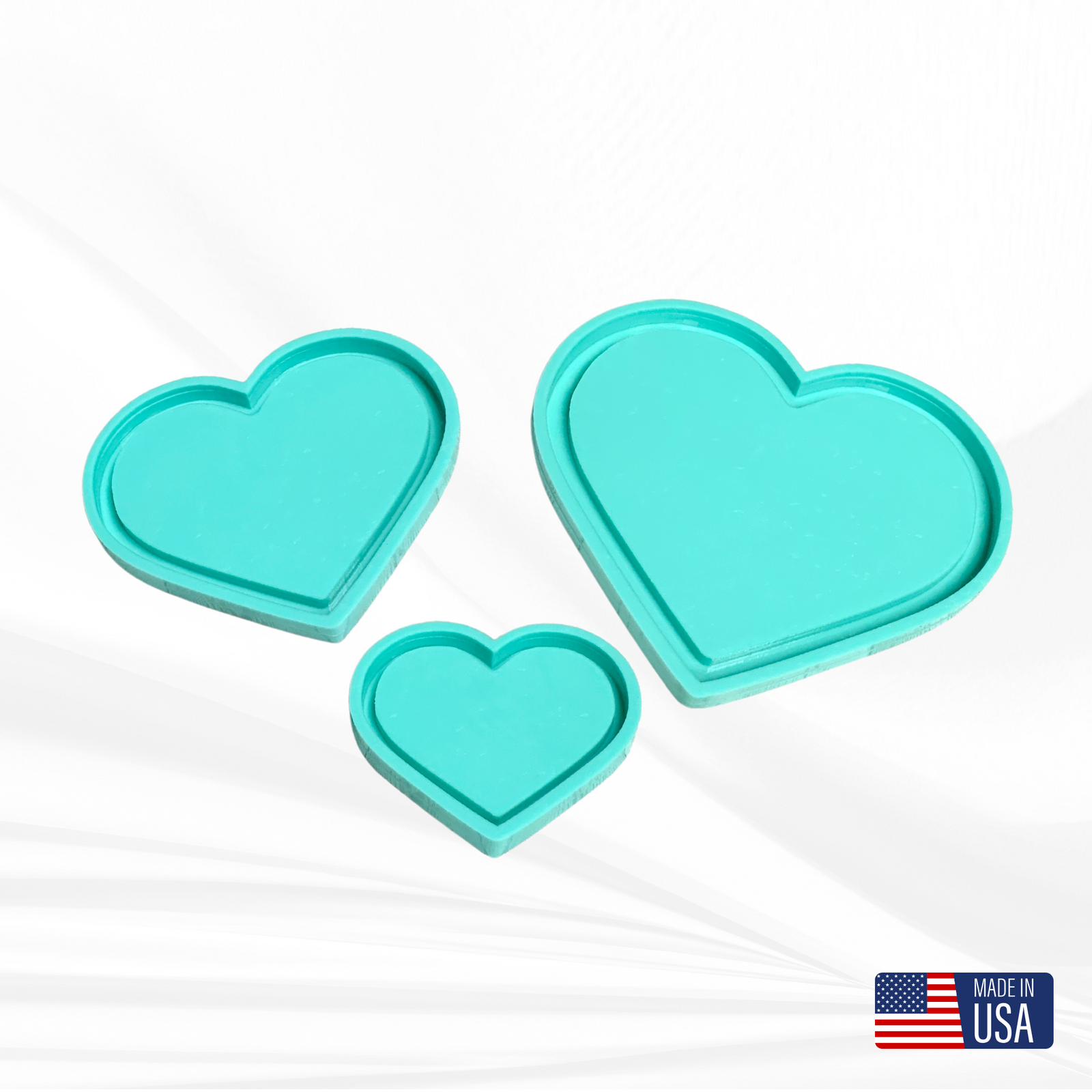 Heart Tray Molds | 3 Sizes - 5", 7" & 9” |