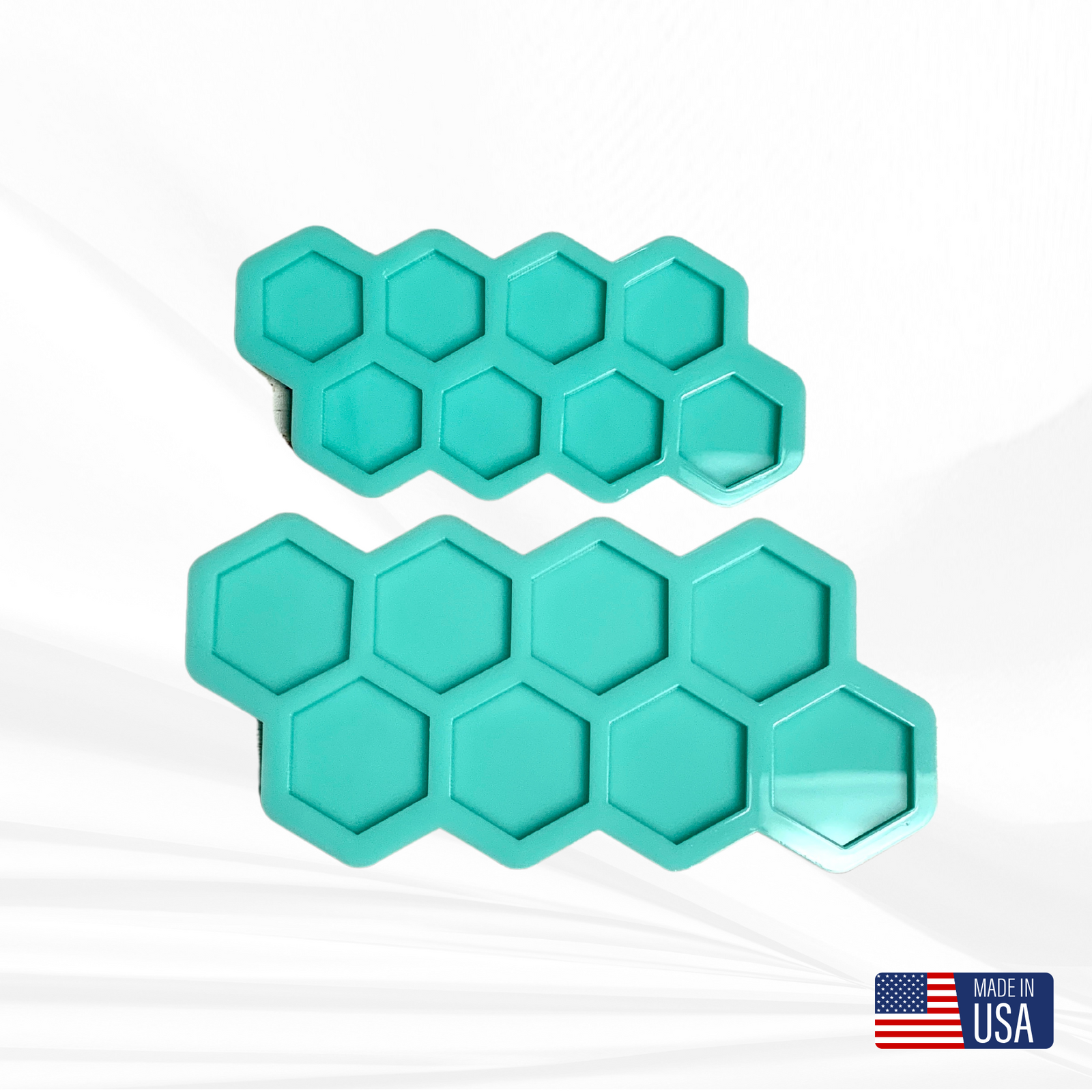 Hexagon Earring Molds, 2 Sizes