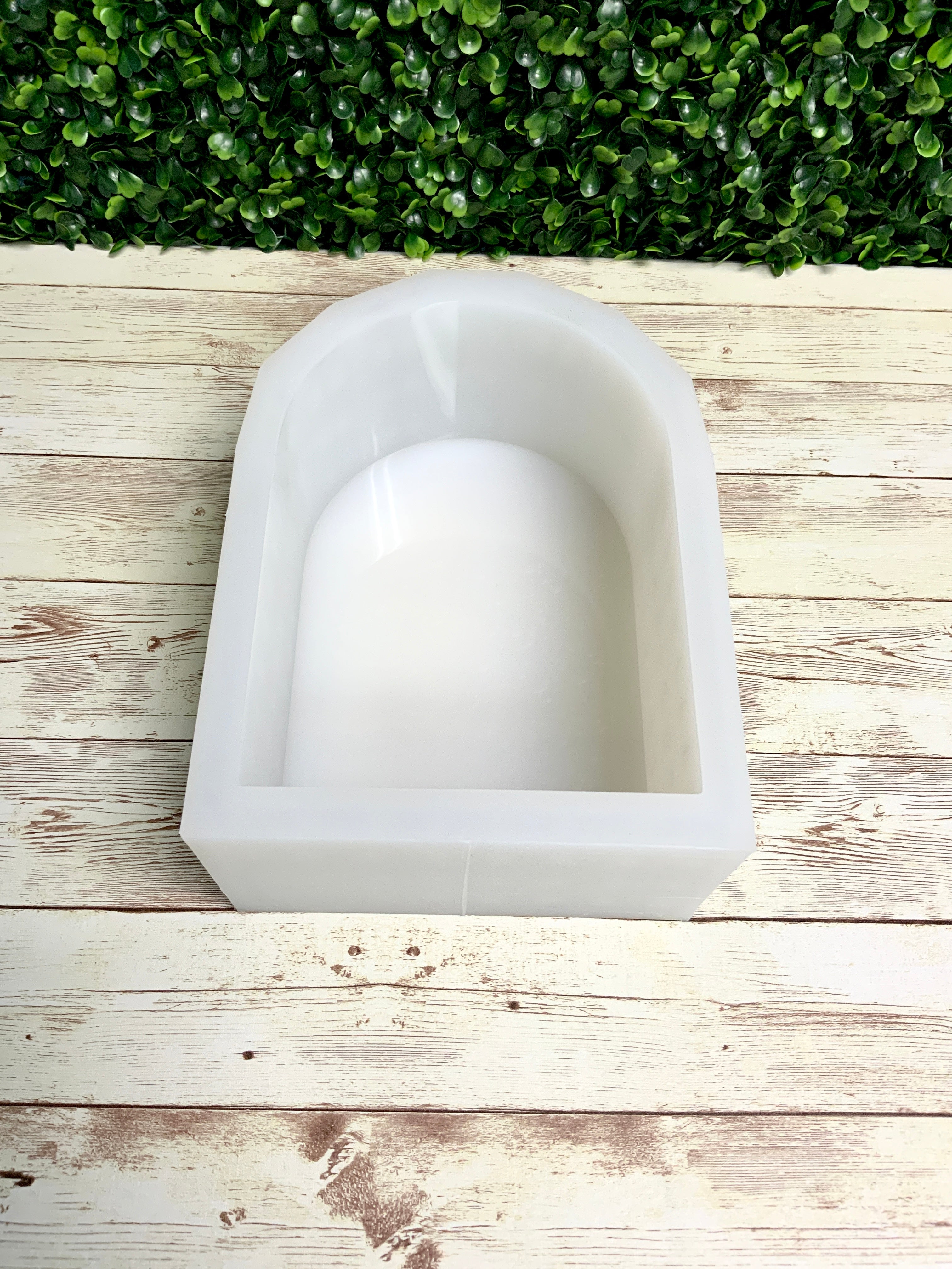 8x6.4x3.1 Small Arch Shaped Silicone Mold For Epoxy Resin - Deep Casting  Mold