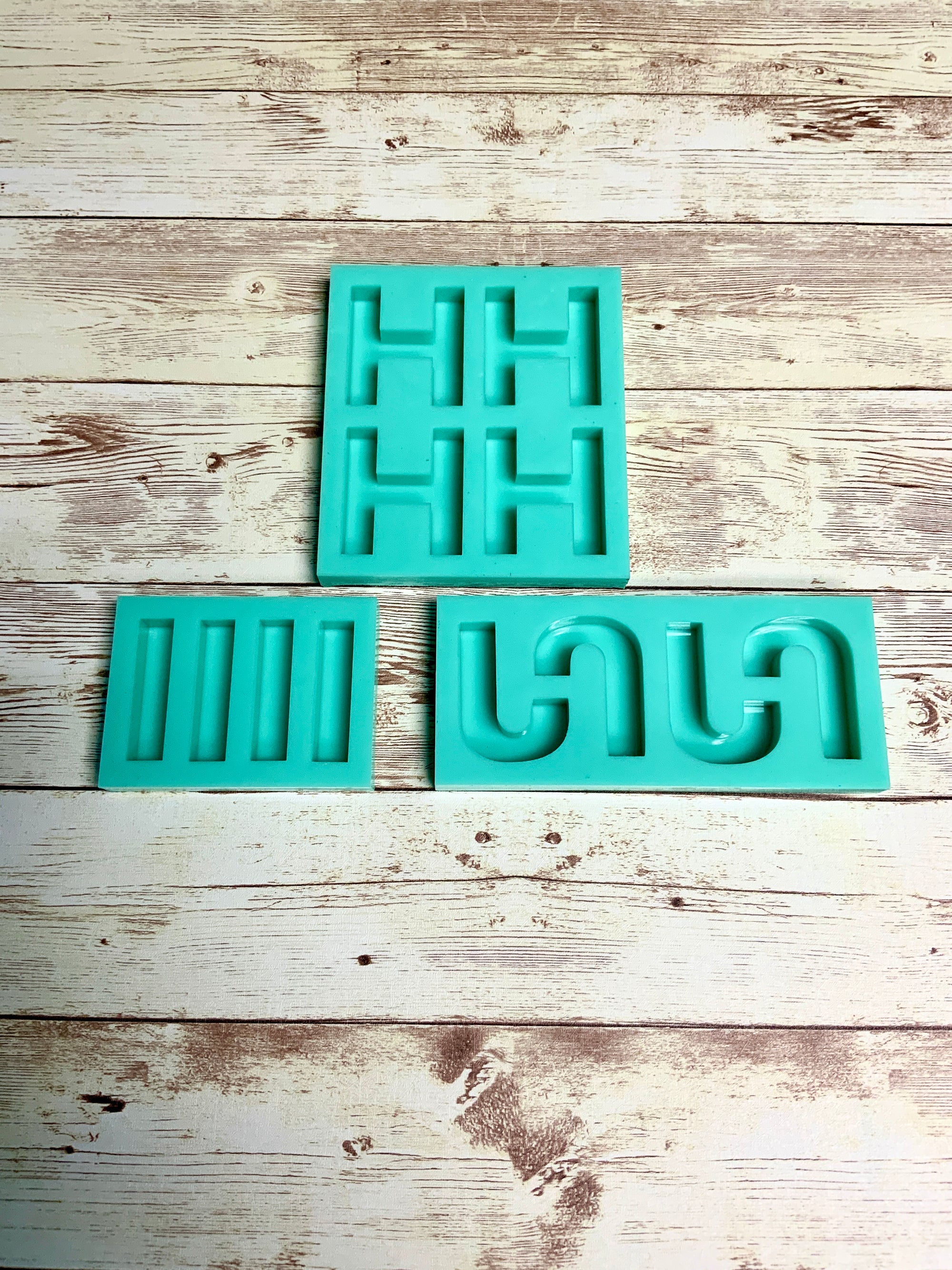 Alphabet Mold | Full Reverse | Uppercase Alphabet Mold, Keychain Mold, Magnet Mold