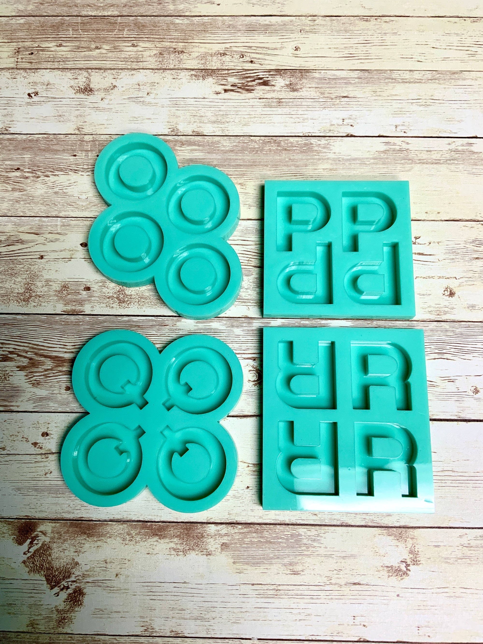 Alphabet Mold | Full Reverse | Uppercase Alphabet Mold, Keychain Mold, Magnet Mold