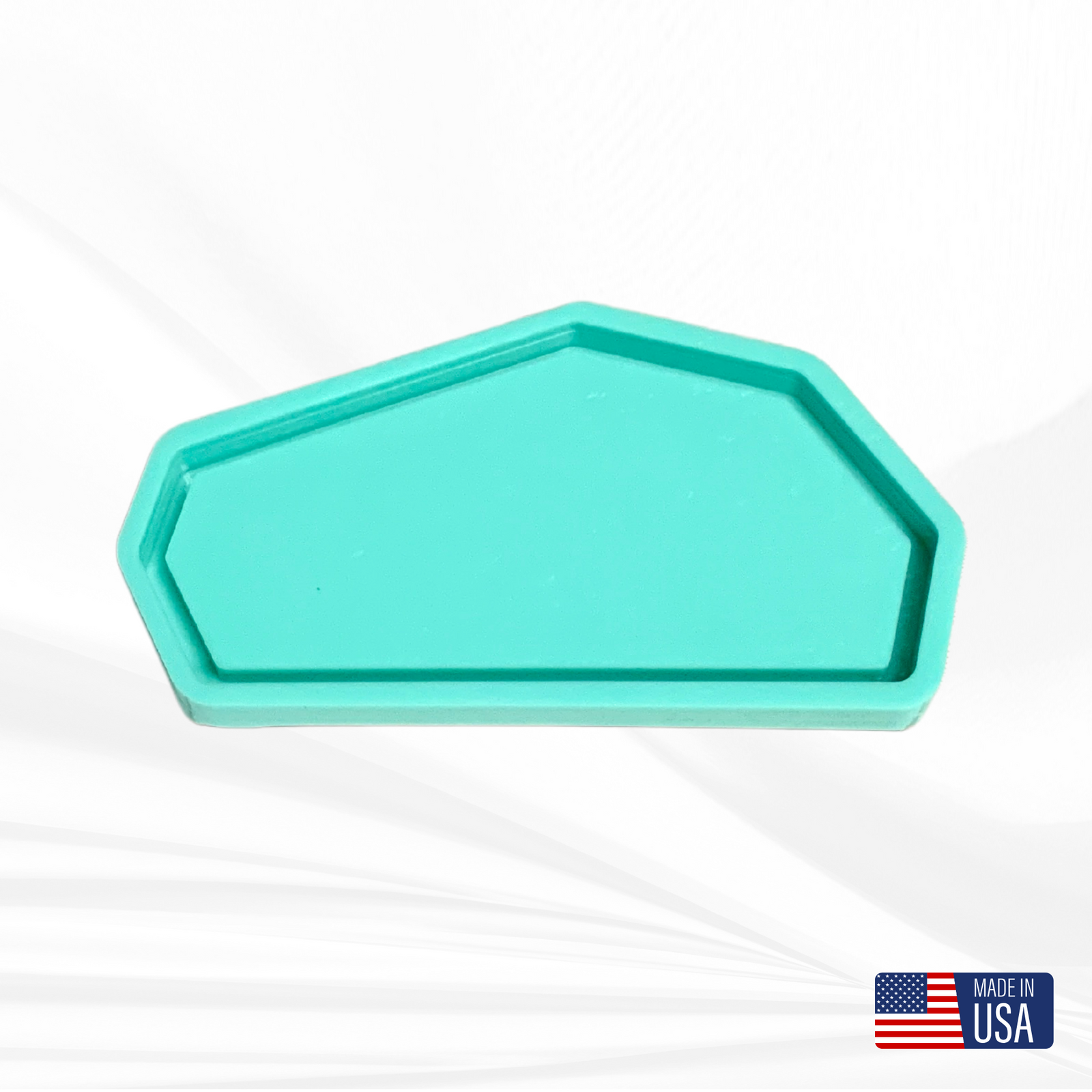 Irregular Tray Silicone Mold, Tray Mold | 8.25" X 4.25" | Polygon Tray Mold