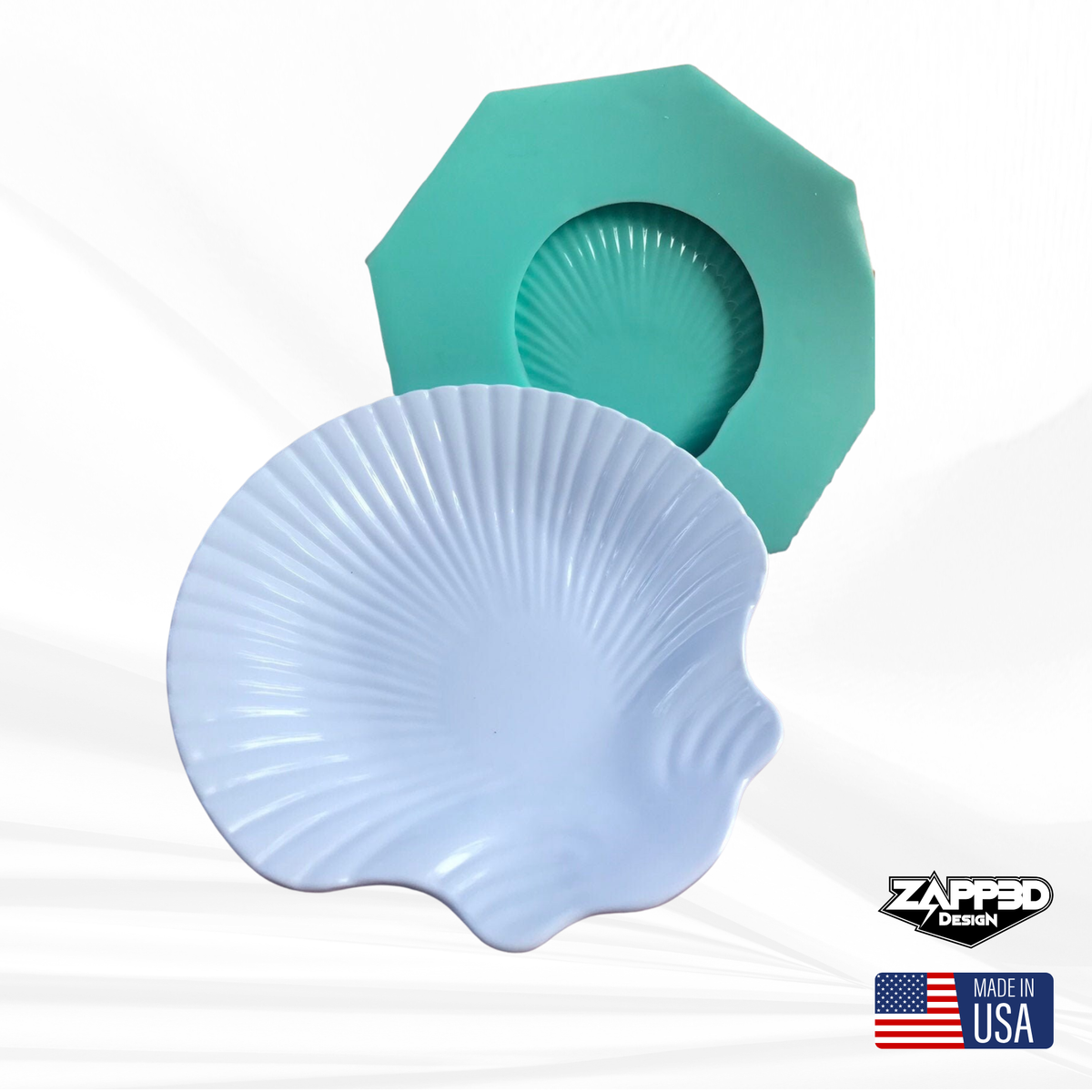 Large Shell Dish Silicone Mold for Resin Crafting