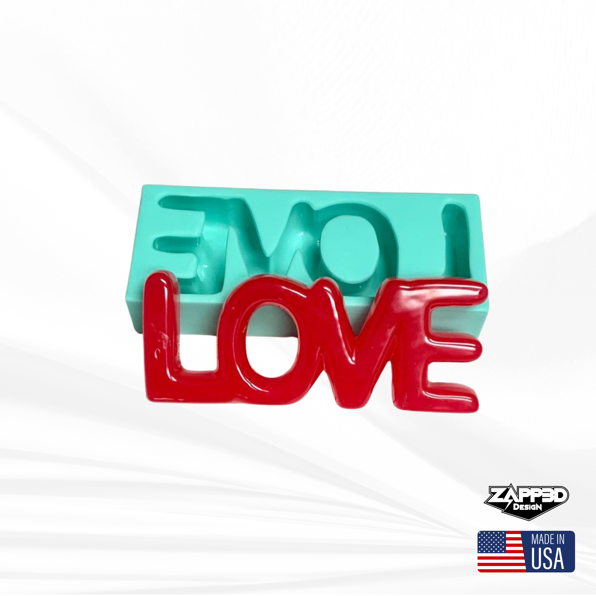 Love Silicone Mold, Love Word Mold for Resin