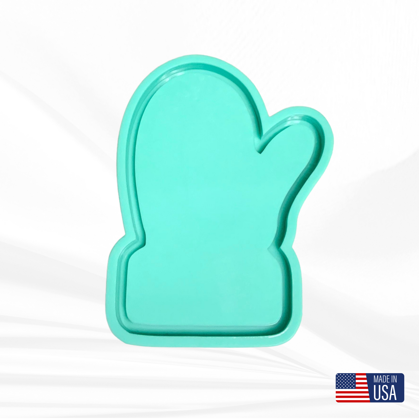 Mitten Tray Silicone Mold | 7.5" x 6" | Christmas Mold