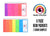 11 Color Neon Pigment Powder Variety Pack Set
