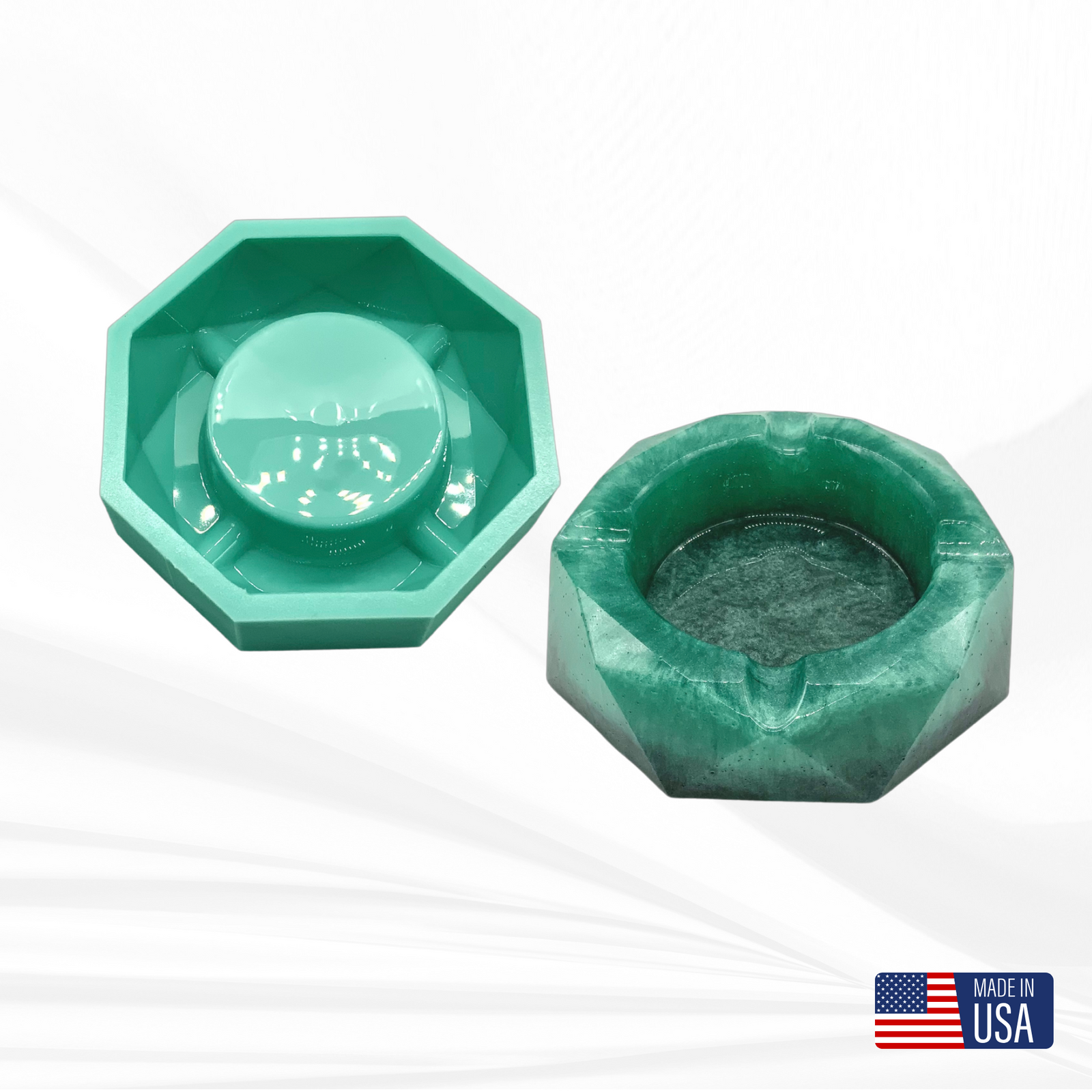 Ashtray Molds for Resin, Octagon Mold
