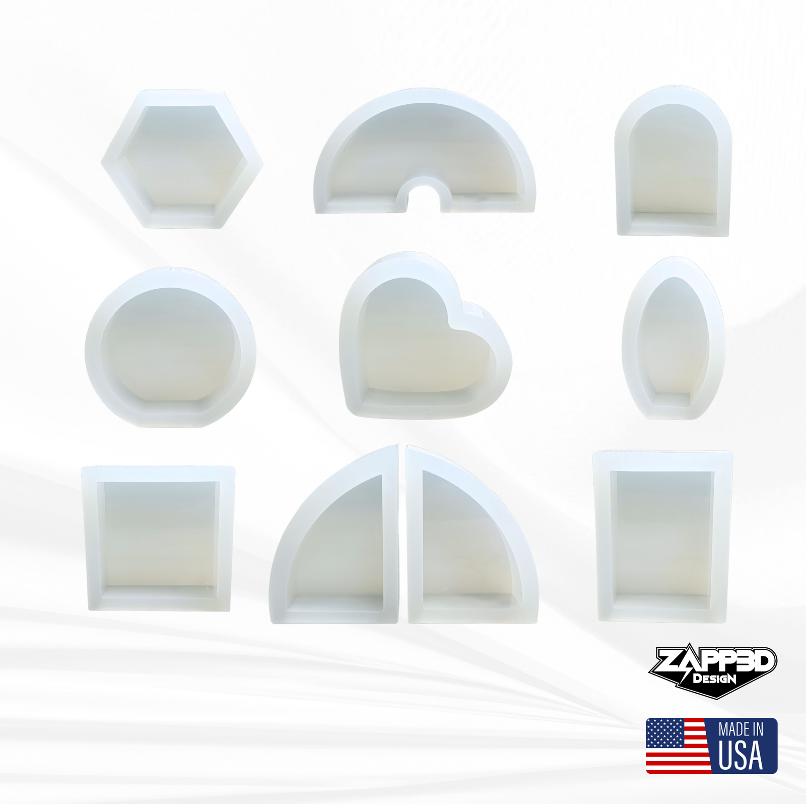 Paper Weight Molds | 9 Shapes | Baby Molds, Pocket Collection Molds