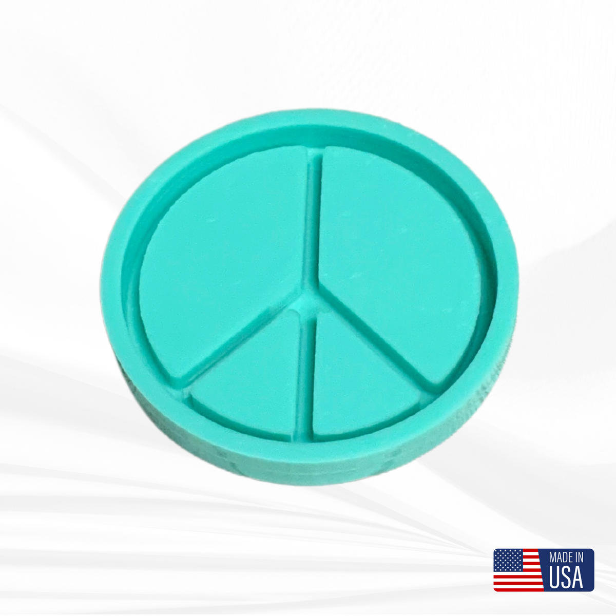 Peace Sign Tray Silicone Mold | 5&quot; |