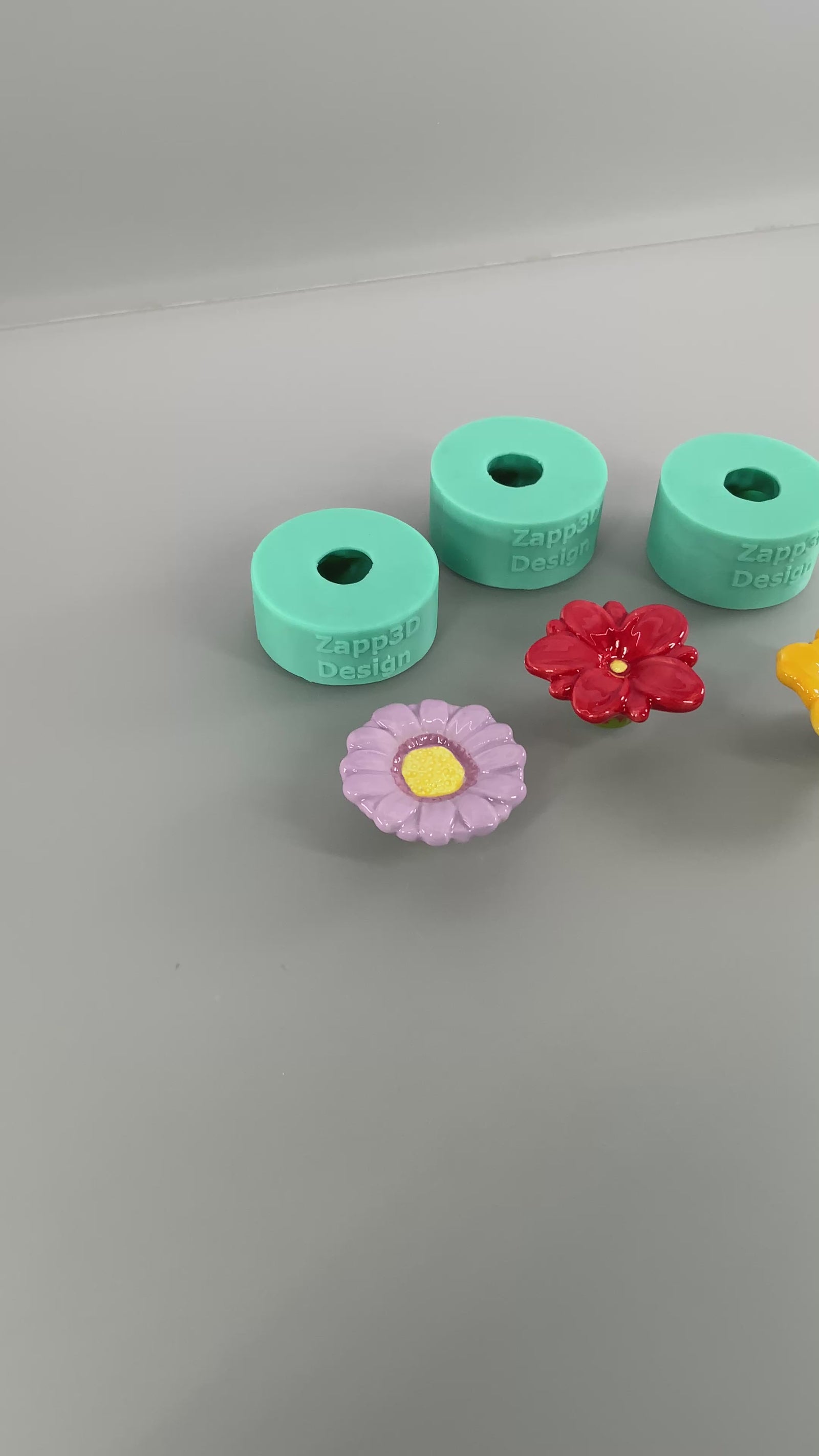 Flower Wine Stopper Top Mold | 3 Styles | Wine Stopper Top Mold