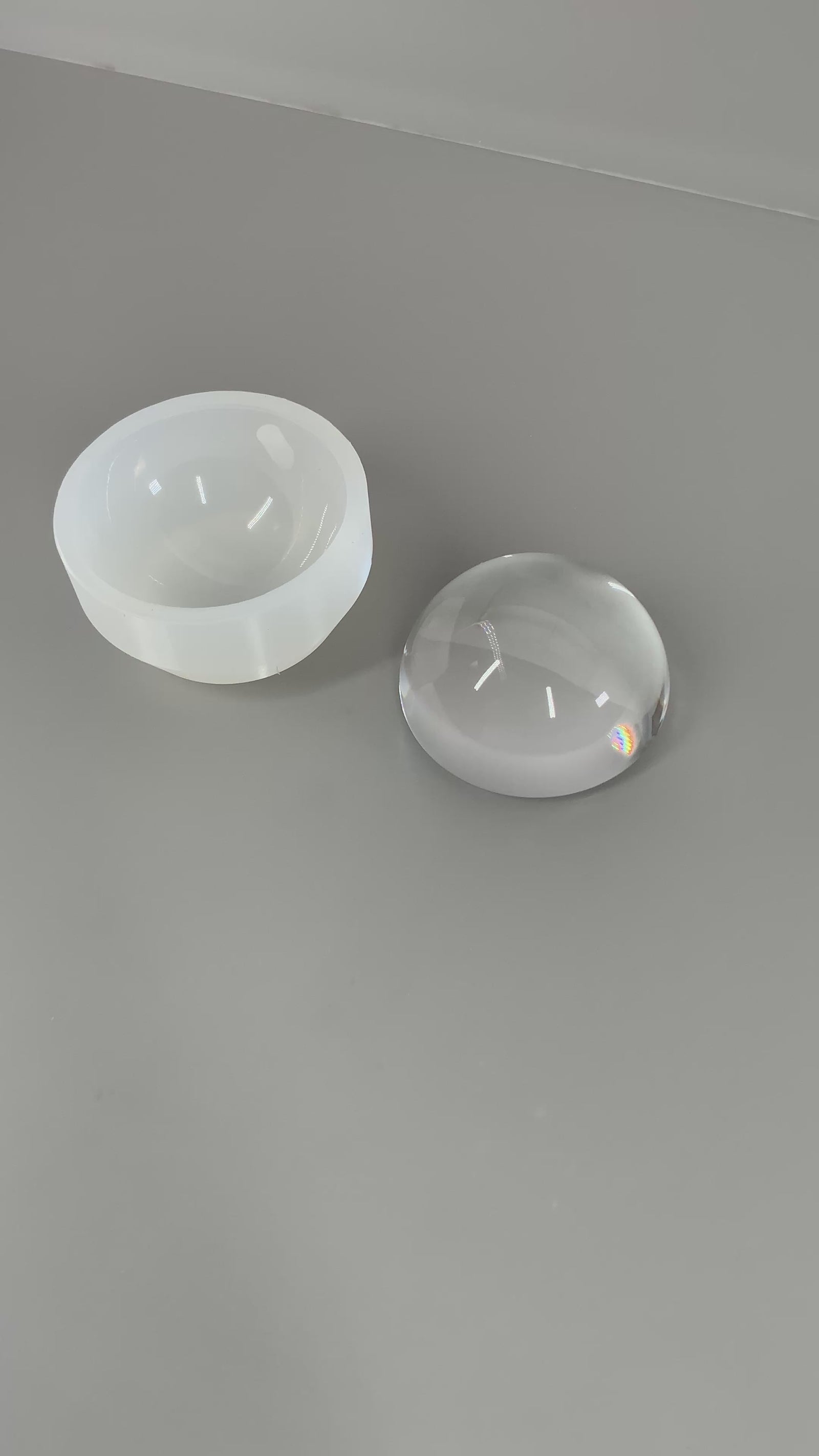 Bauble Half Sphere Ornament Mold | 3" | Half Sphere Ornament Mold, Round Ornament Mold, Bauble Mold