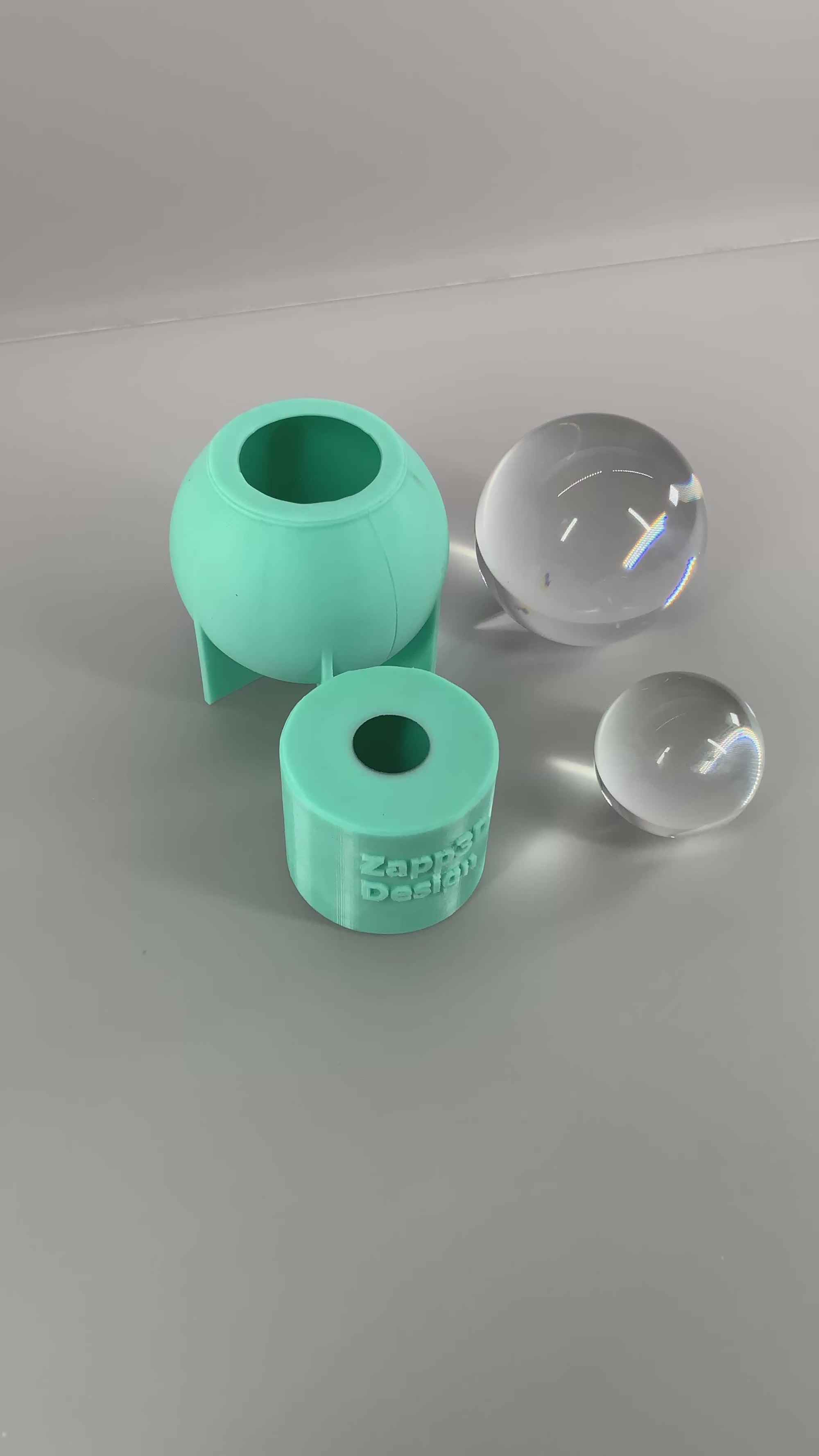 Sphere Mold | 5 Sizes | Standing Sphere Mold