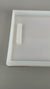 18"x 12"x 1.25" Rectangle Cheese Board Silicone Mold, Dual Handles