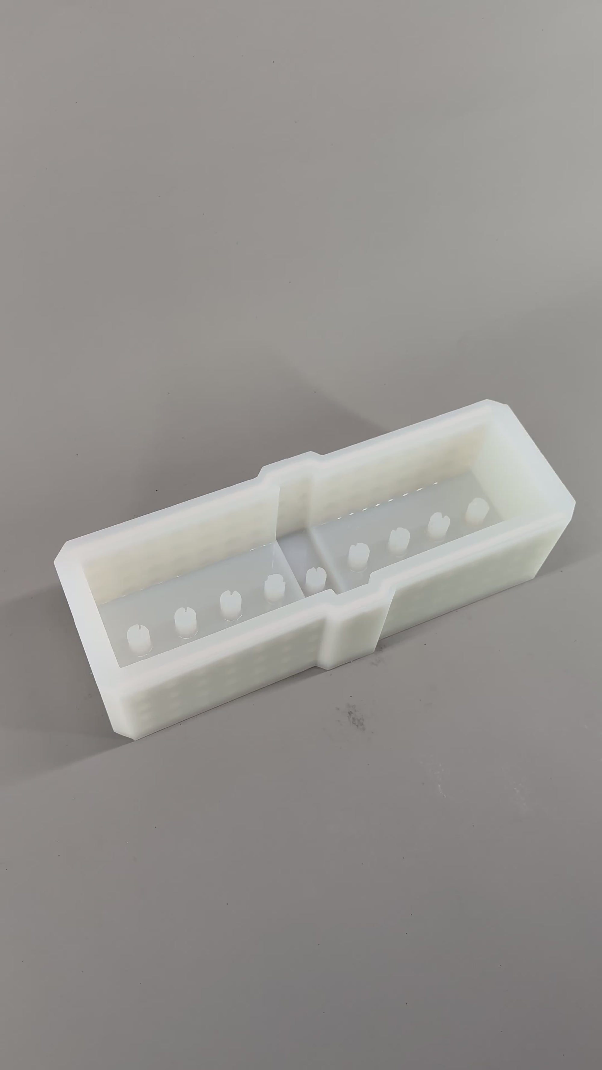 11.5" x 3" x 2.5" Menorah Mold