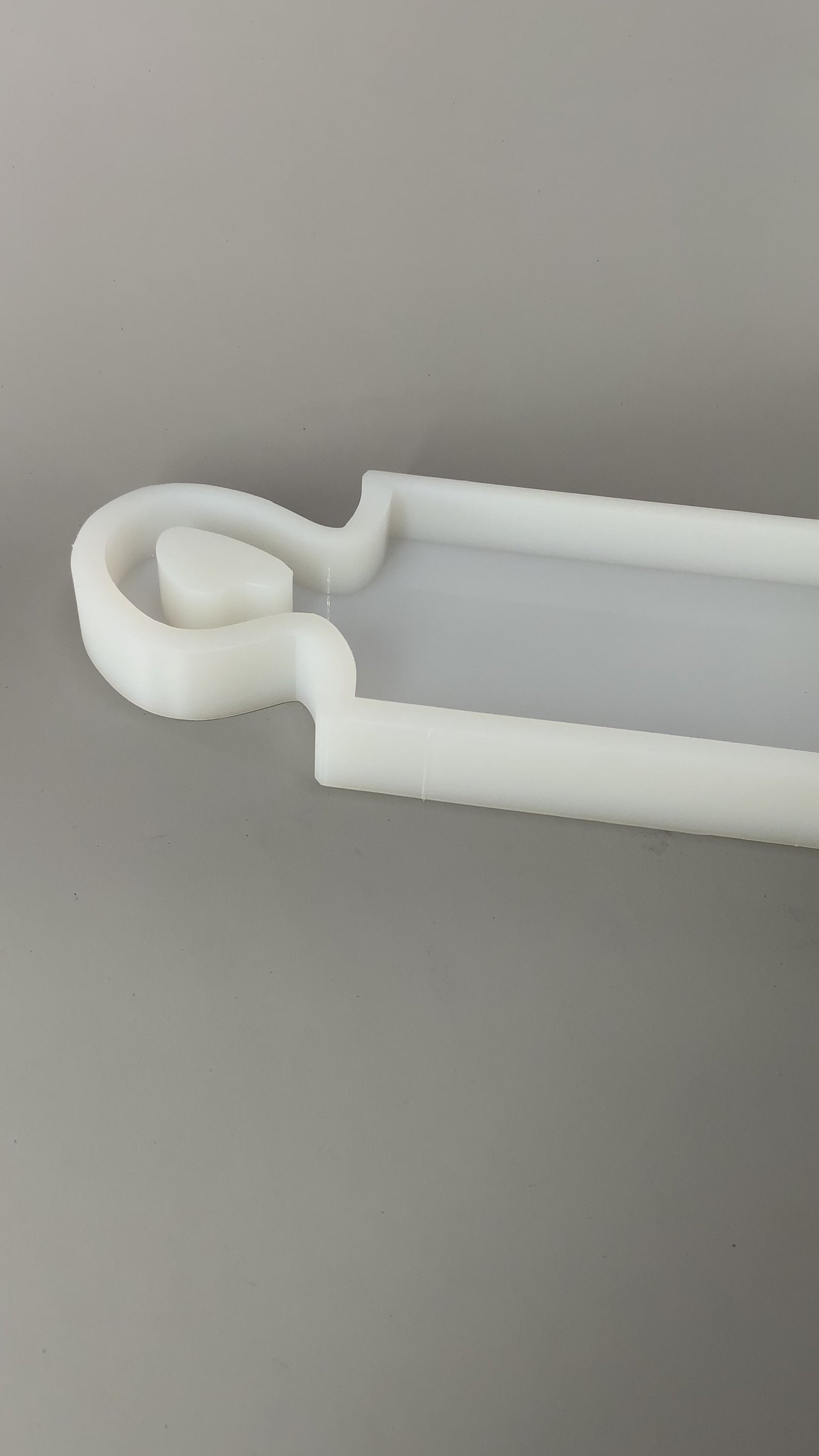 17"x 6"x 1.25" Organic Charcuterie Board Silicone Mold