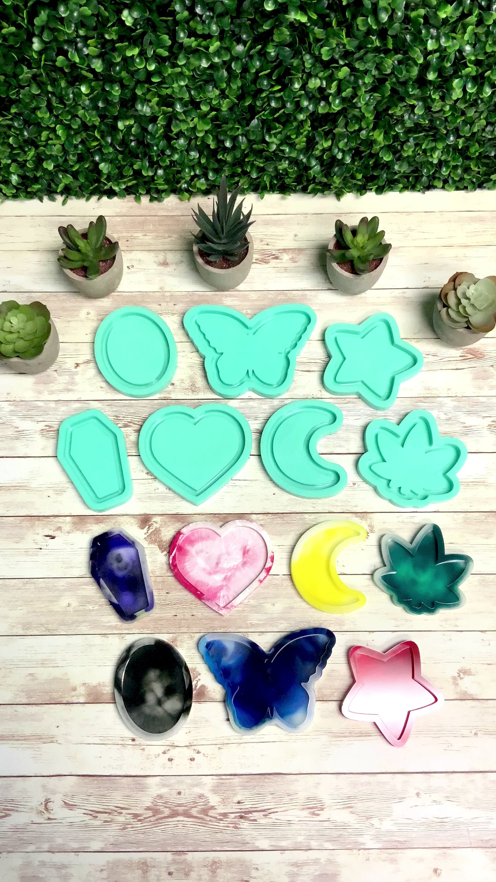 Mini Tray Molds | 7 Shapes | 3.5" Tall |