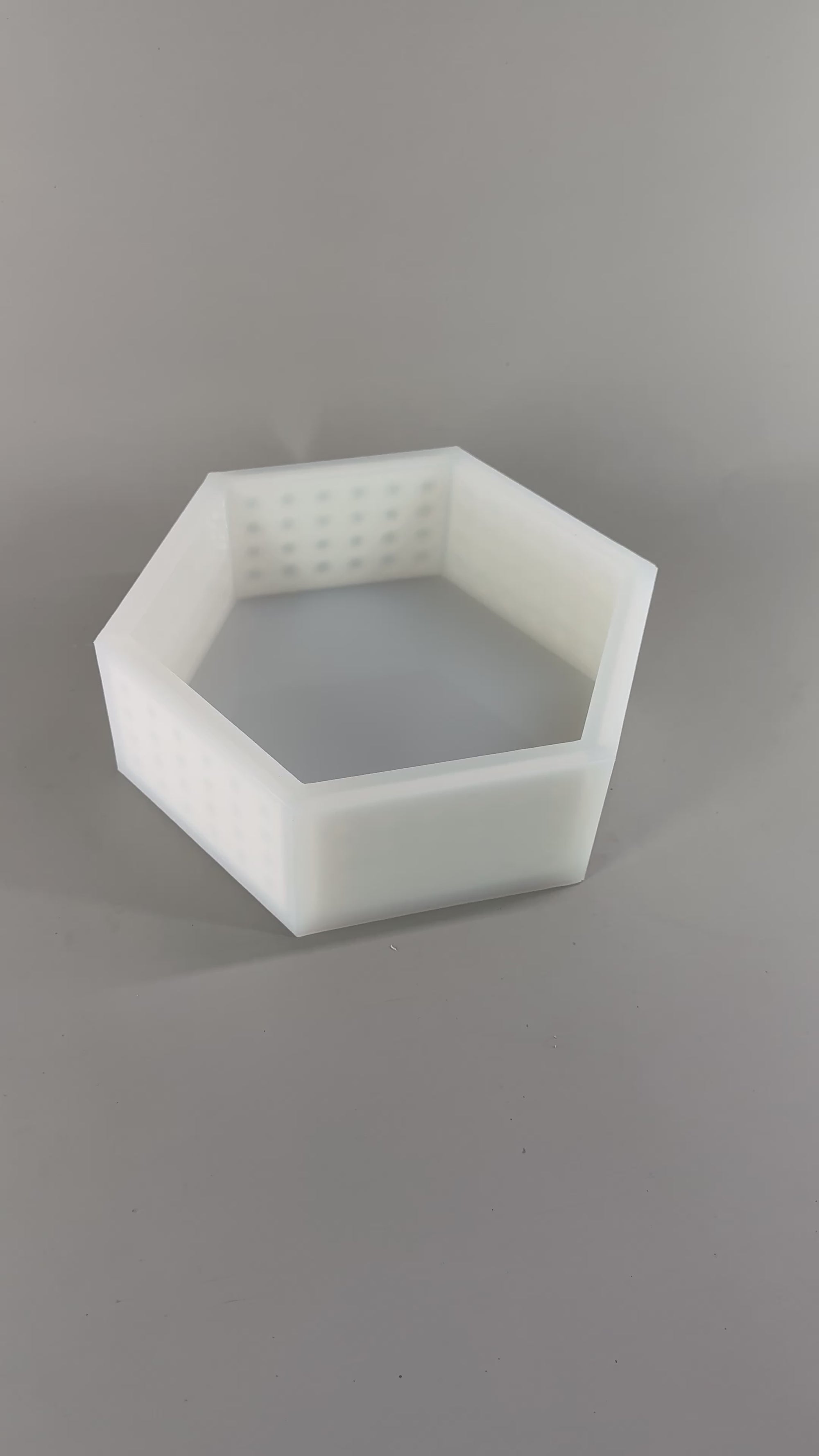 8"x 9.2"x3" Hexagon Silicone Mold