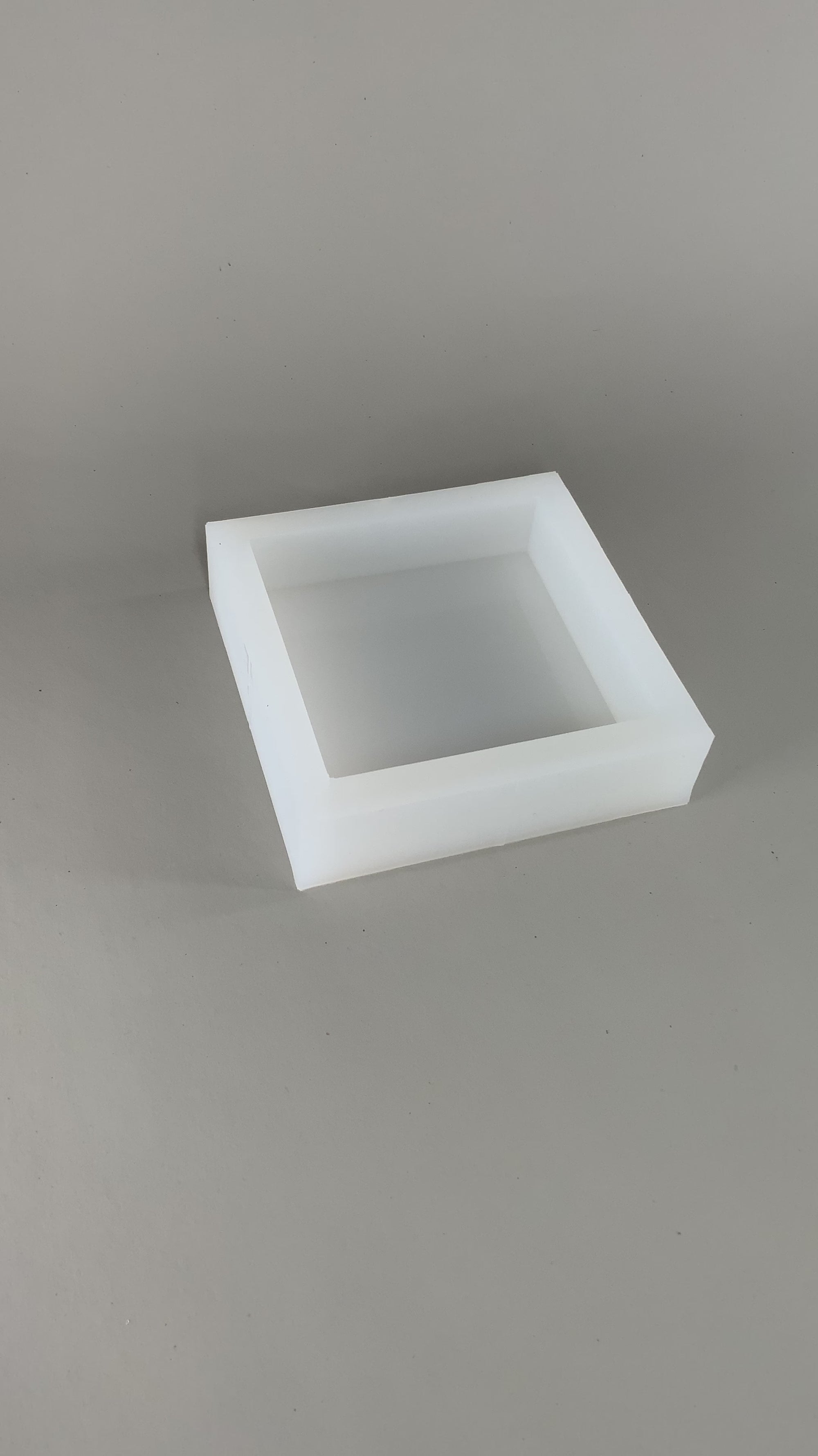 4"x4"x1" Square Coaster Silicone Mold