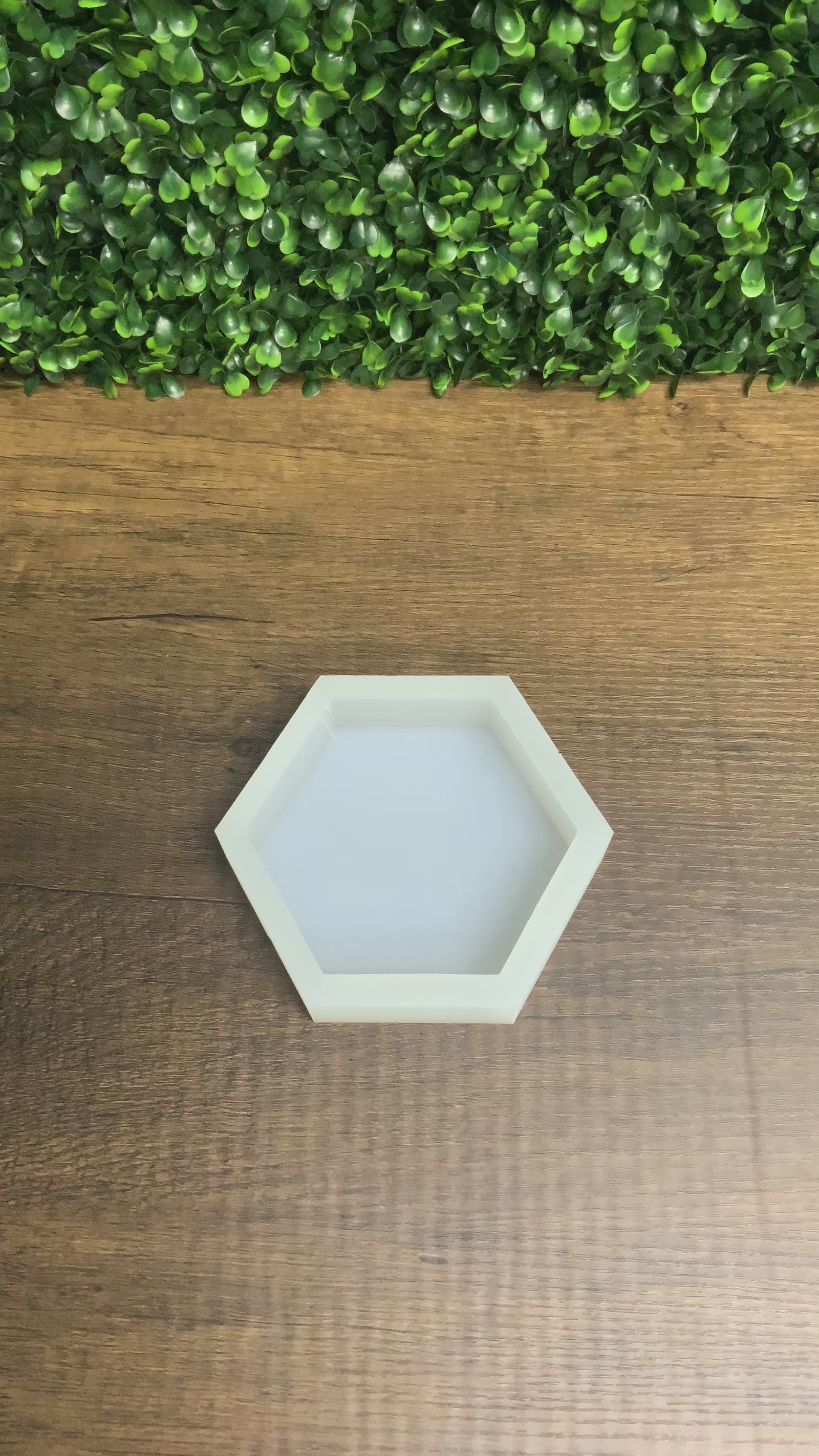 4" X 4.75" X 1" Hexagon Coaster Mold