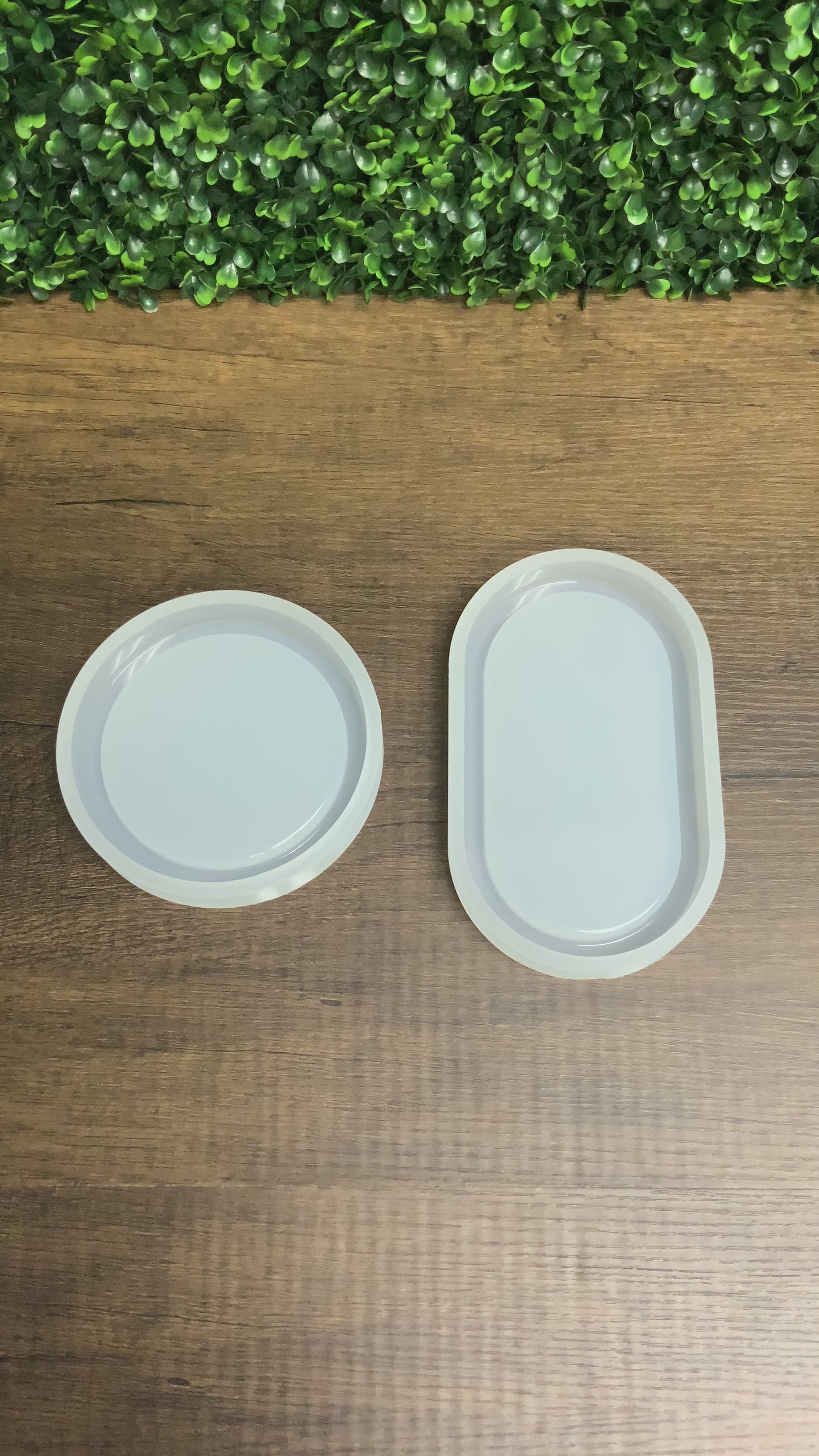 Tray Molds | IMPROVED | Pill Tray Mold, Oval Tray Mold, Circle Tray Mold, Jewelry Tray Mold, Trinket Dish Mold, Rectangle Tray Mold