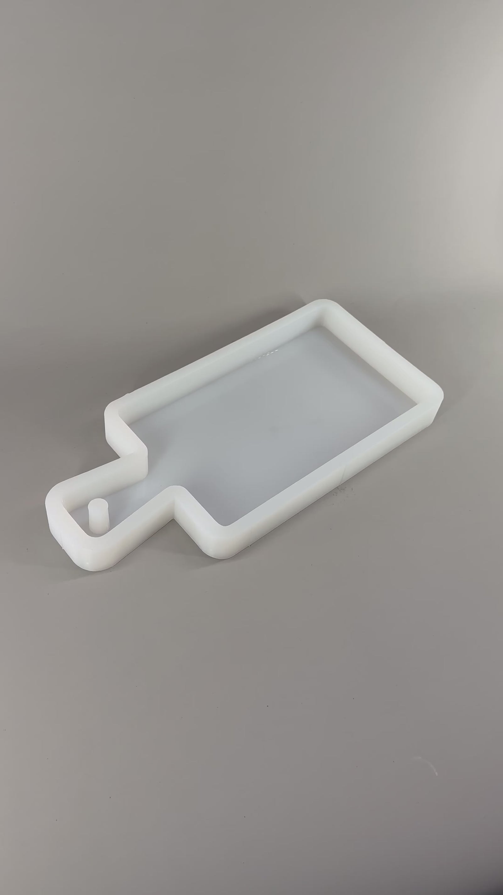 16”x7”x1.25” Flared Handle Charcuterie Board Silicone Mold