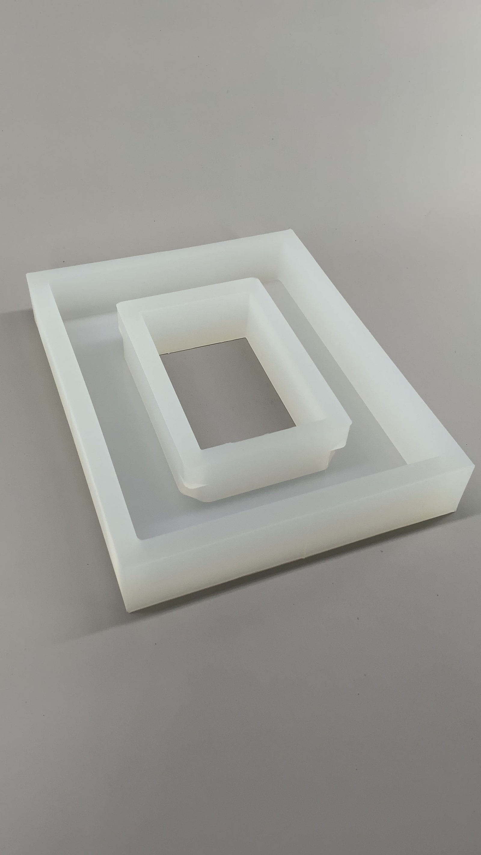 4" x 6" Picture Frame Silicone Mold | 1.5" Deep |