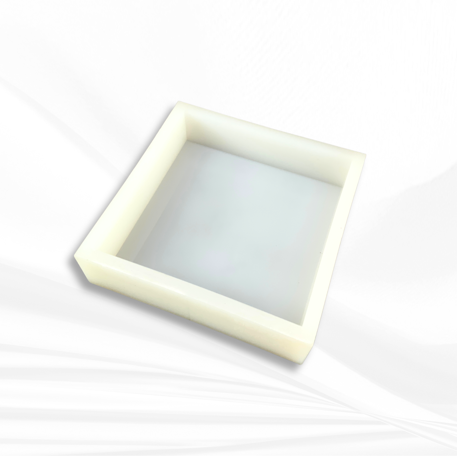 Square paper towel holder silicone mold, 8 x 8 x 2 inches