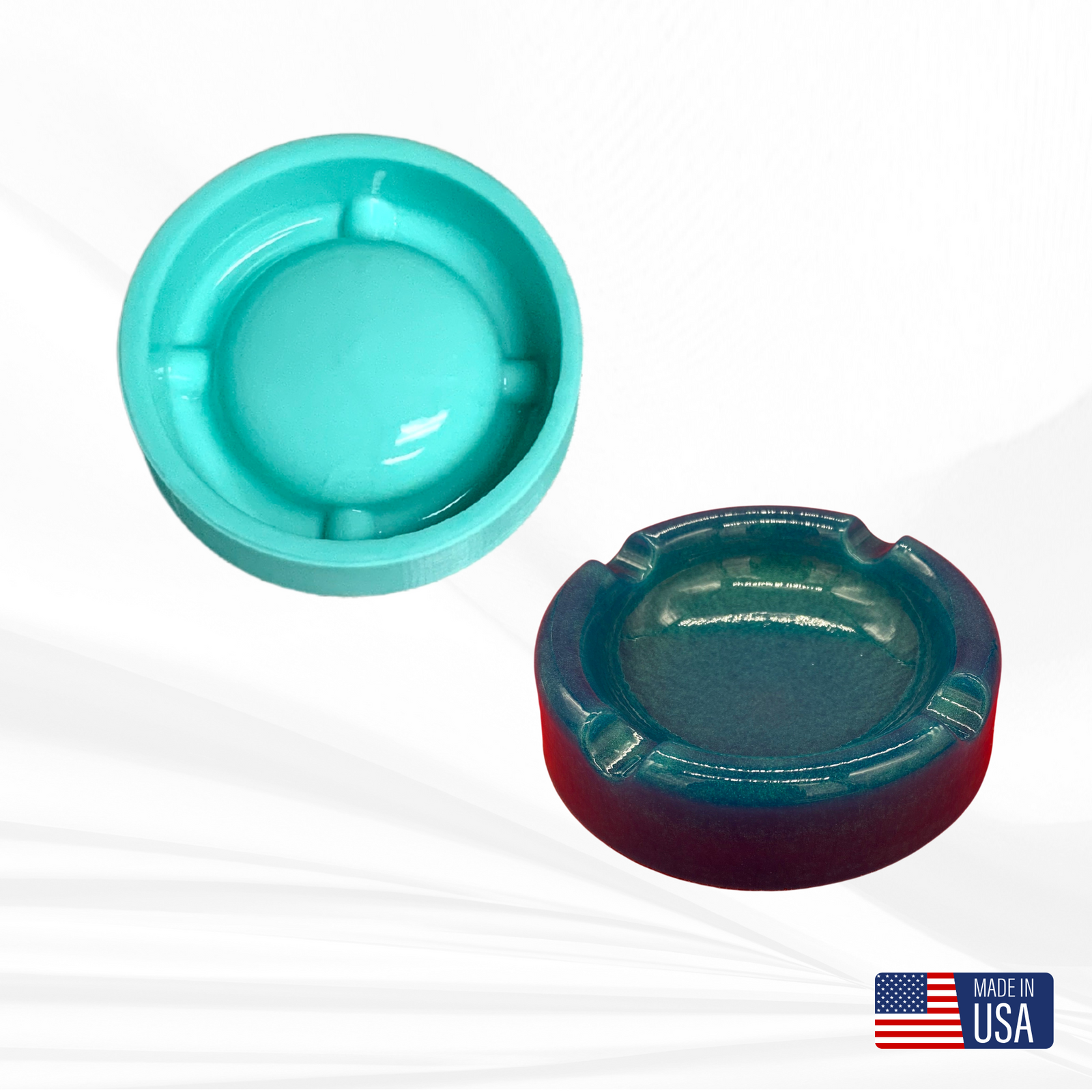 Round Ashtray Mold for Resin