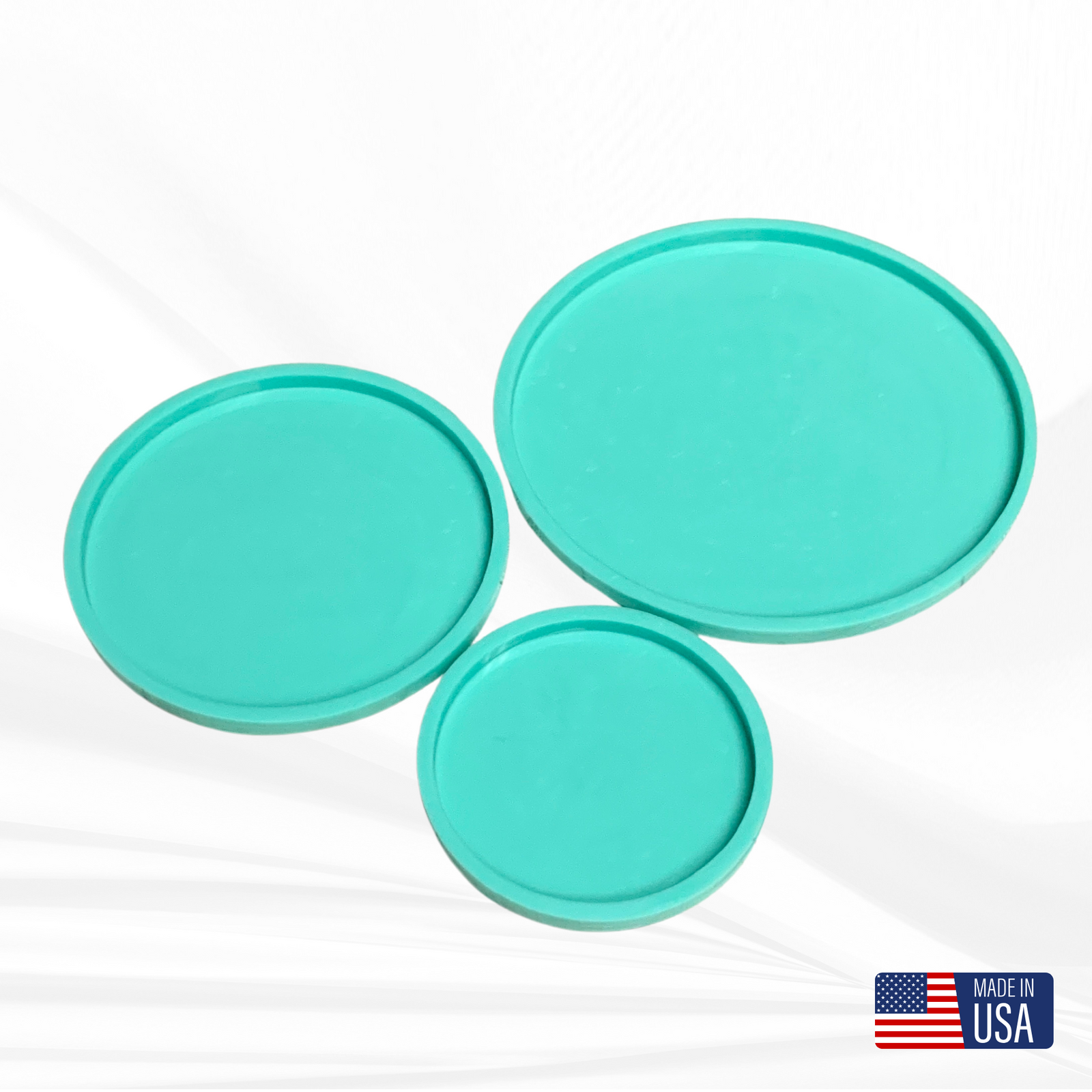 Round Flat Mold for Resin | 5", 7", 9 |